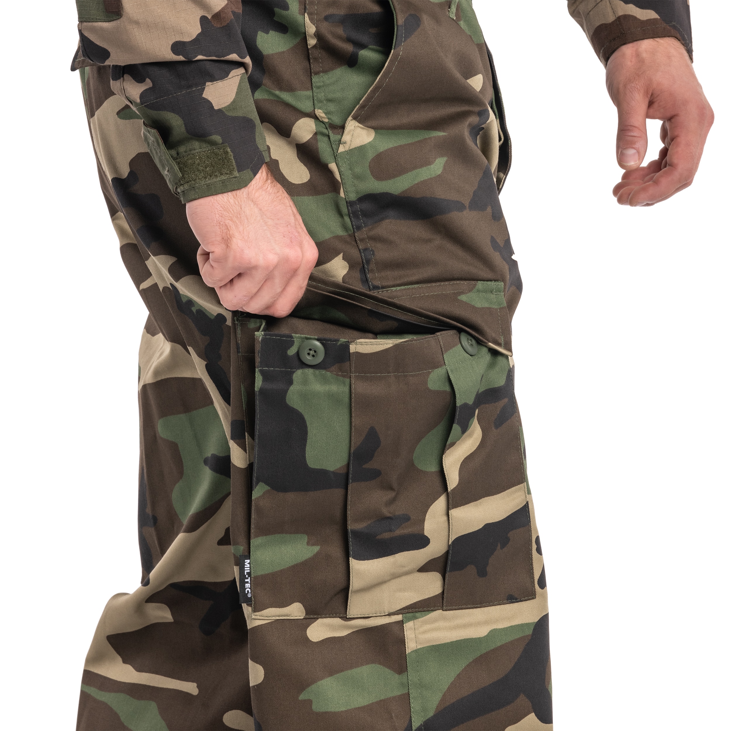 Pantaloni militari Mil-Tec US Ranger BDU - Woodland