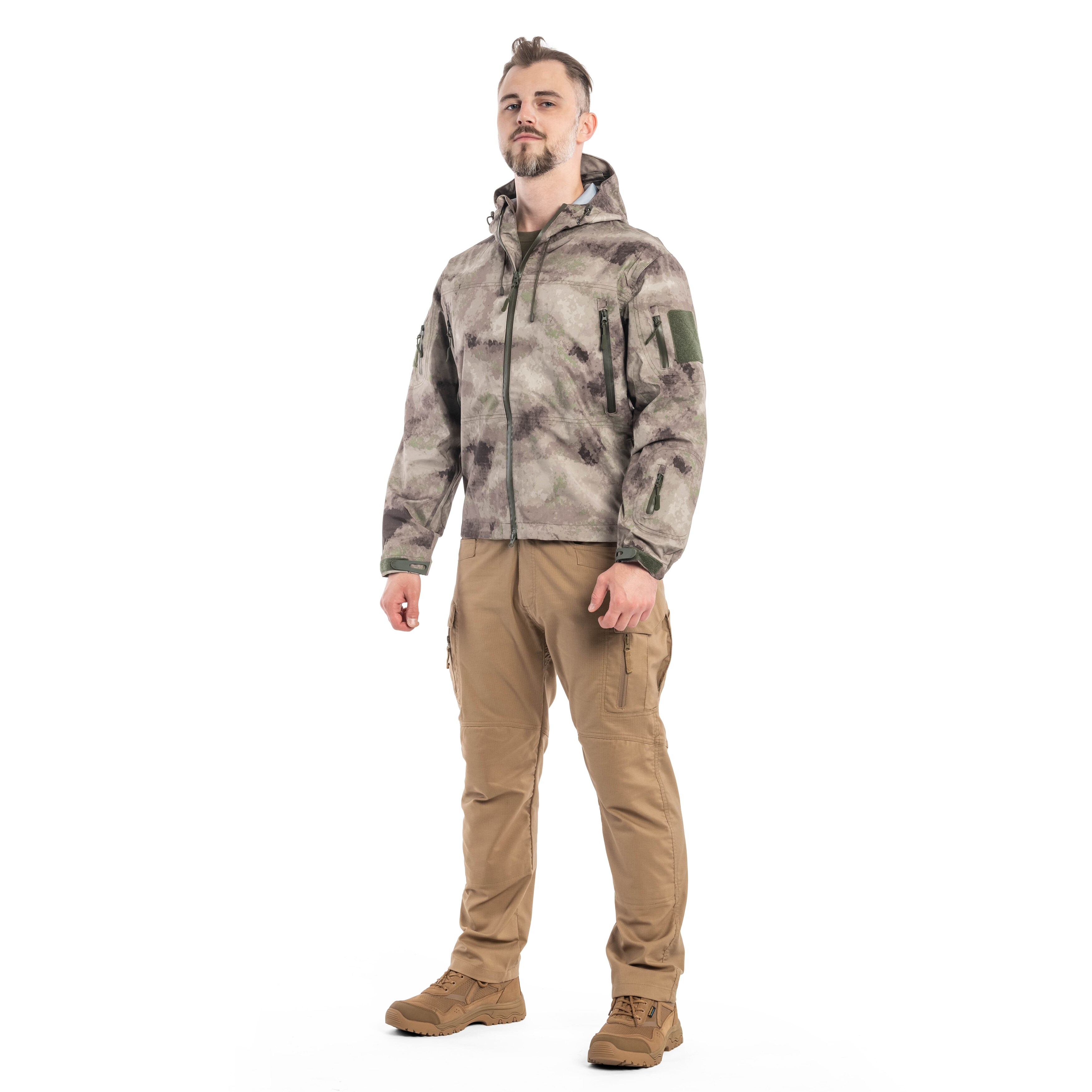 Giacca Texar ECWCS Hardshell Comodo - Mud Cam