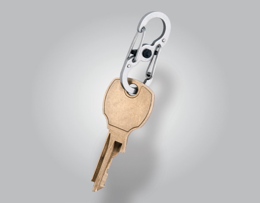 Moschettone Nite Ize S-Biner MicroLock Steel - 2 pezzi