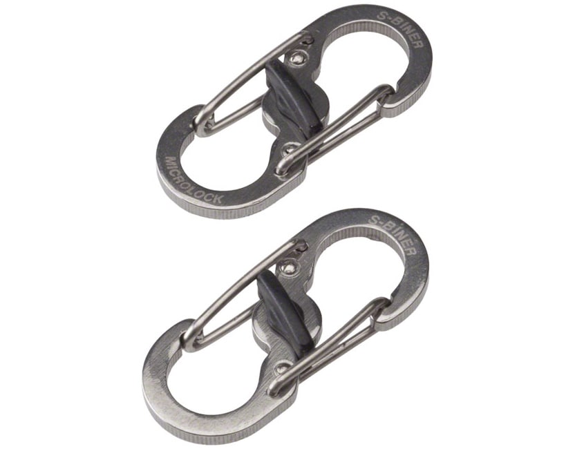 Moschettone Nite Ize S-Biner MicroLock Steel - 2 pezzi