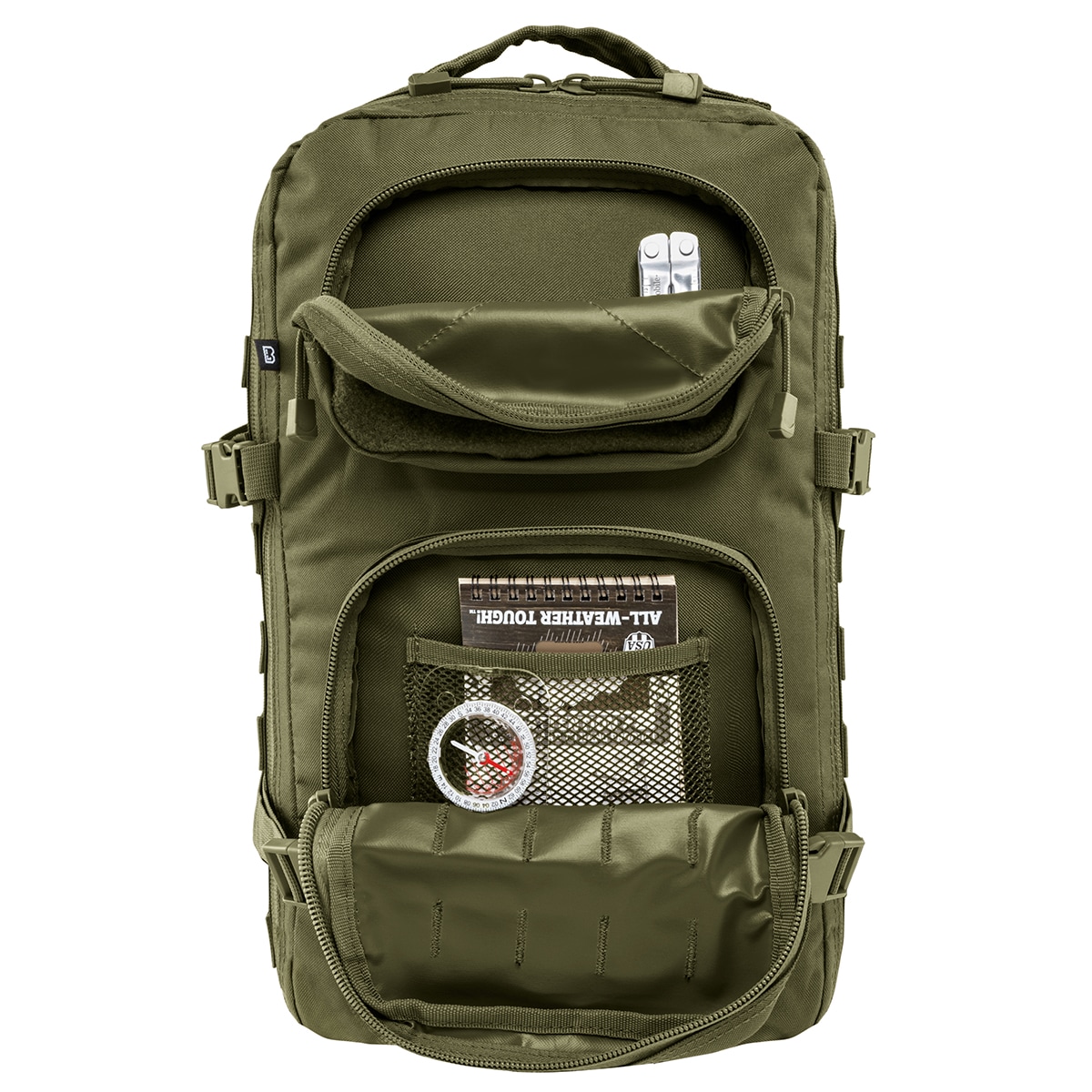 Zaino Brandit US Cooper Patch Large 40 l - Olive