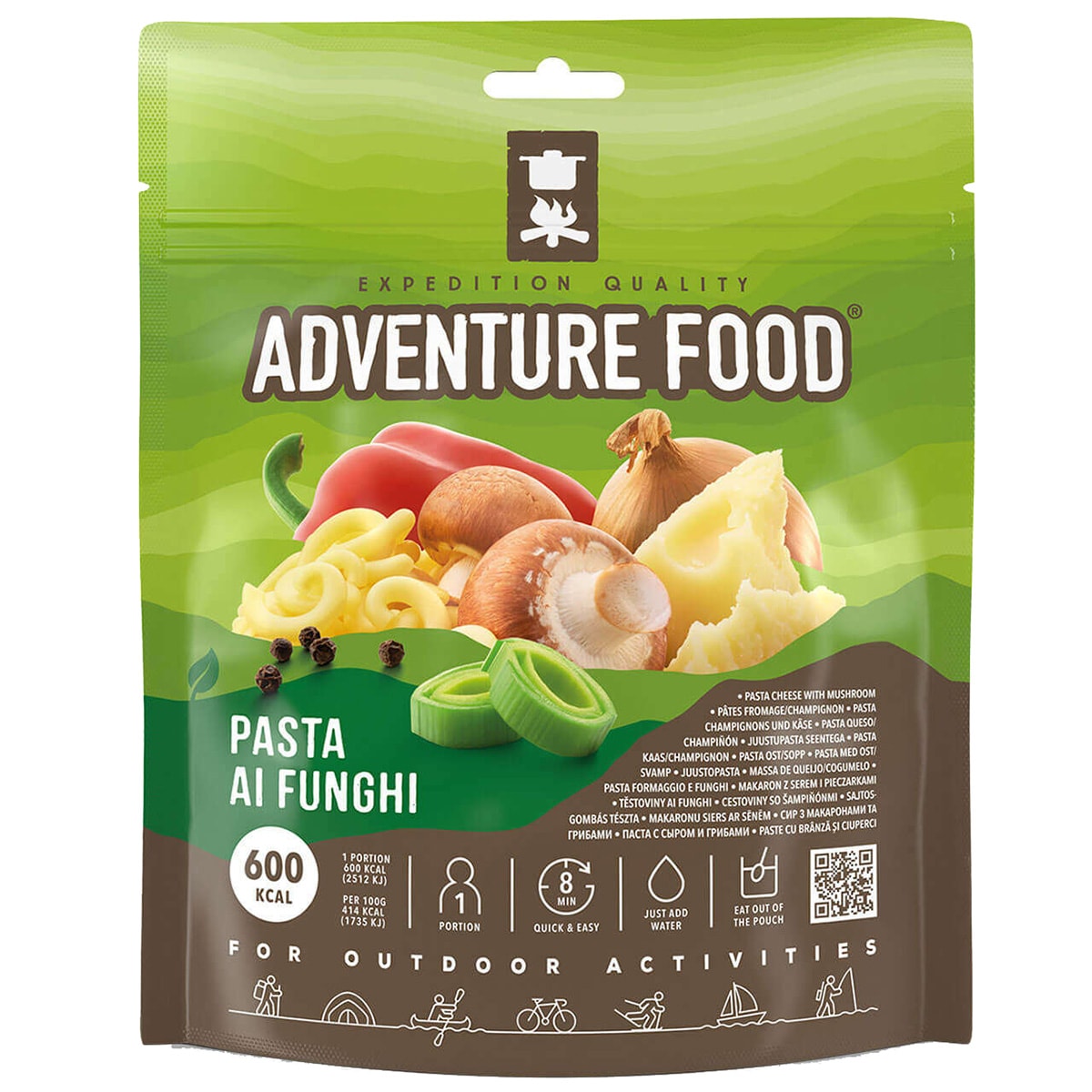 Pasto liofilizzato Adventure Food Makaron con formaggio e funghi 144 g/600 kcal