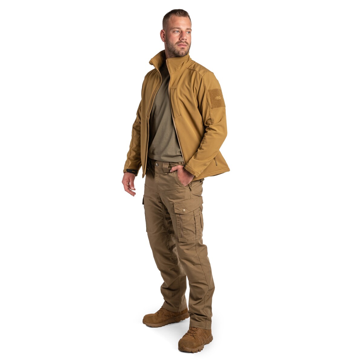 Giacca Softshell Highlander Outdoor Odin - Tan