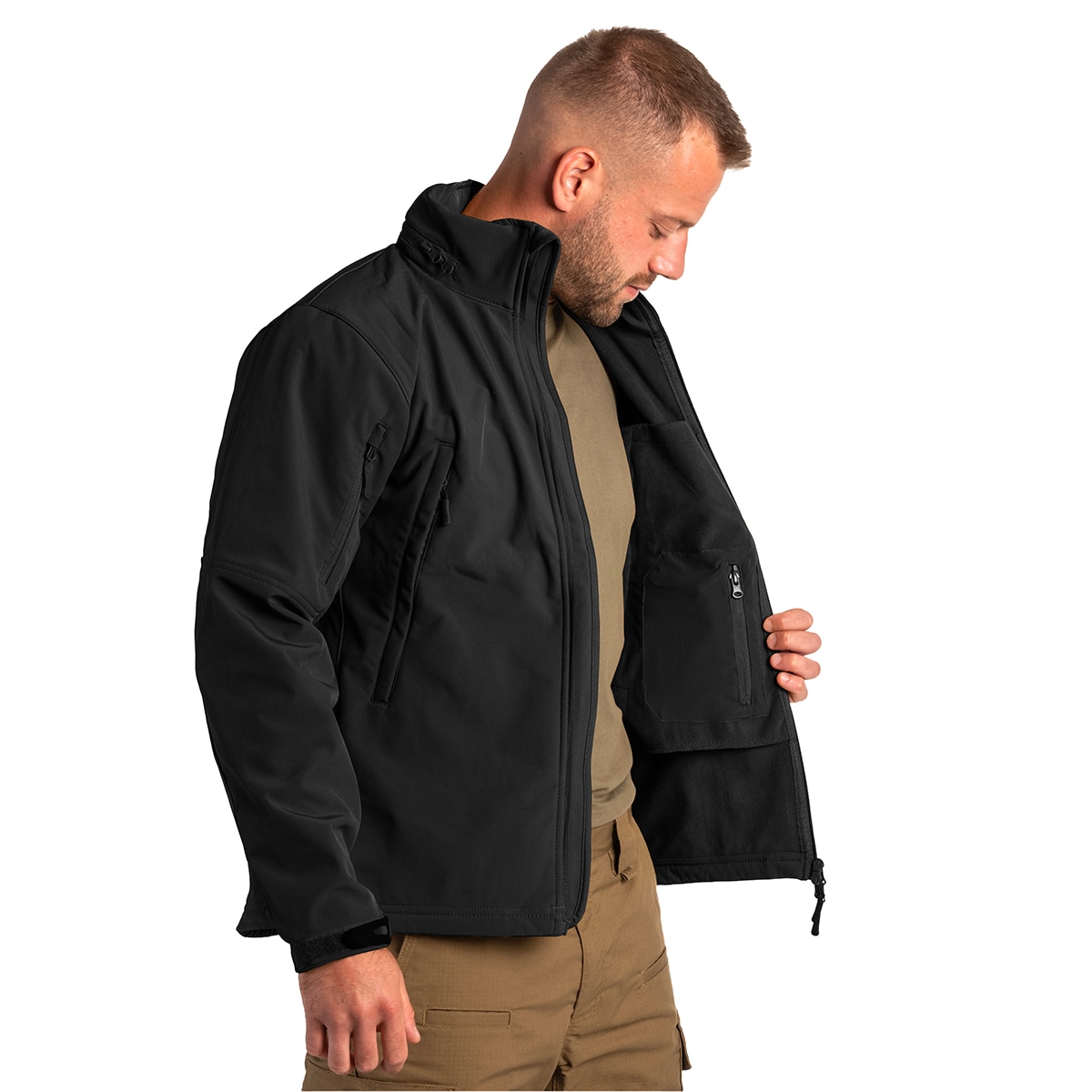 Giacca softshell Highlander Forces Tactical - Black
