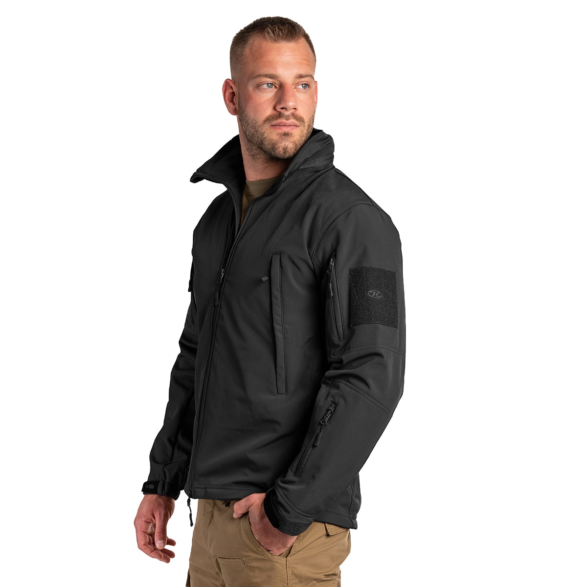 Giacca softshell Highlander Forces Tactical - Black