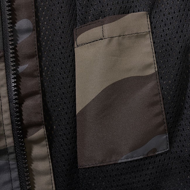 Giacca Brandit Summer Windbreaker Frontzip per bambini - Dark Camo