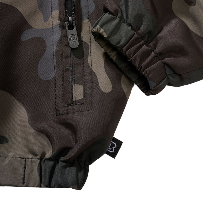 Giacca Brandit Summer Windbreaker Frontzip per bambini - Dark Camo