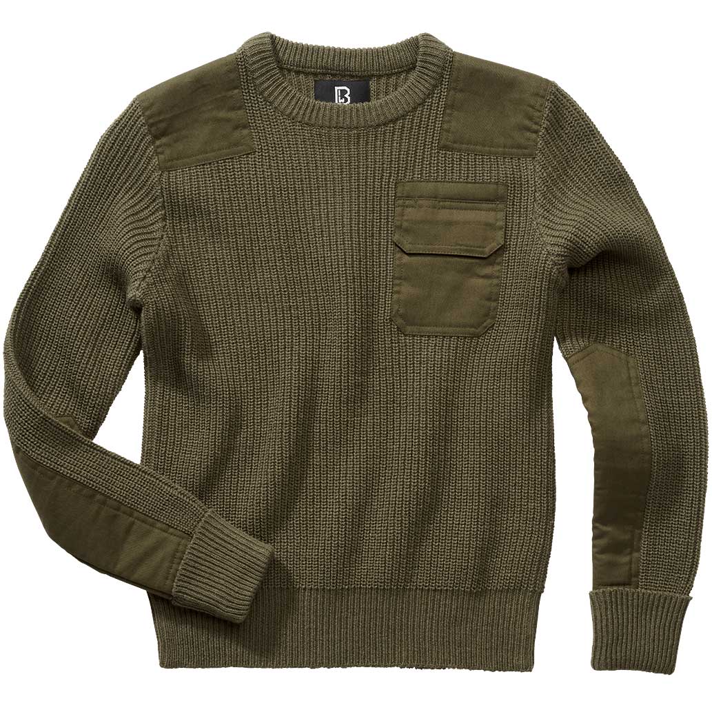Maglione per bambini Brandit BW Pullover - Olive