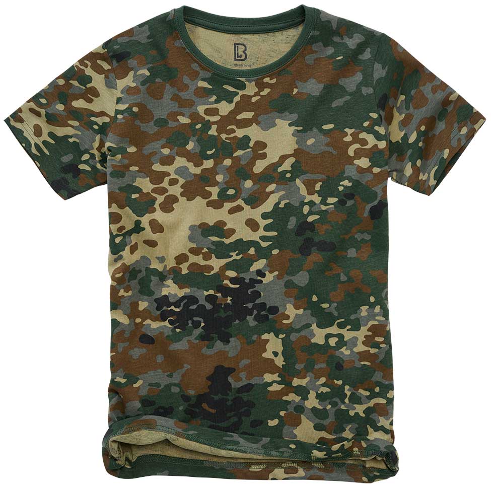 T-shirt per bambini Brandit - Flecktarn