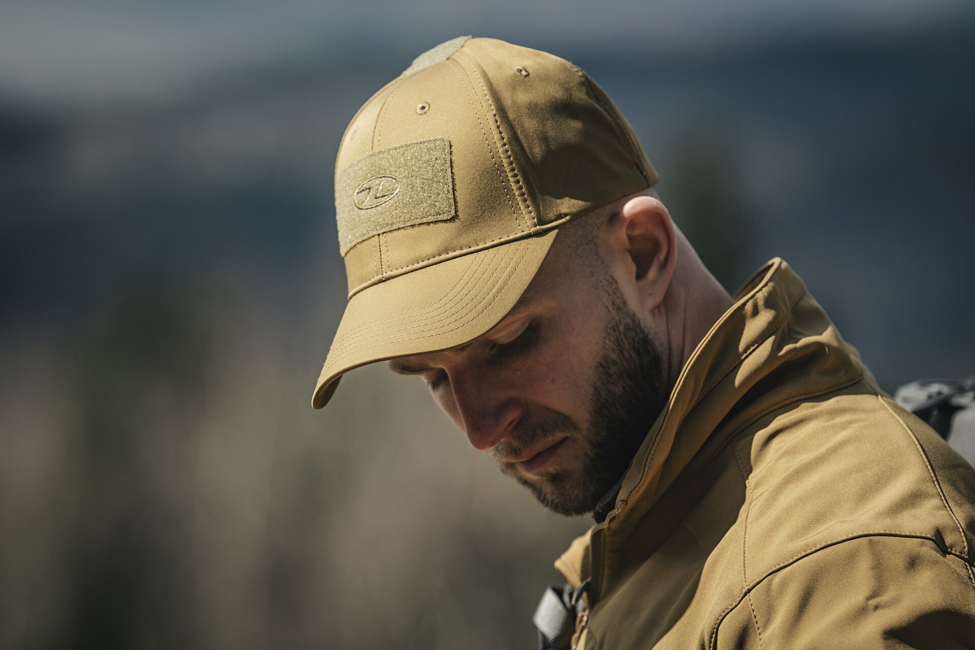 Cappellino con visiera Highlander Forces Tactical - Coyote Tan