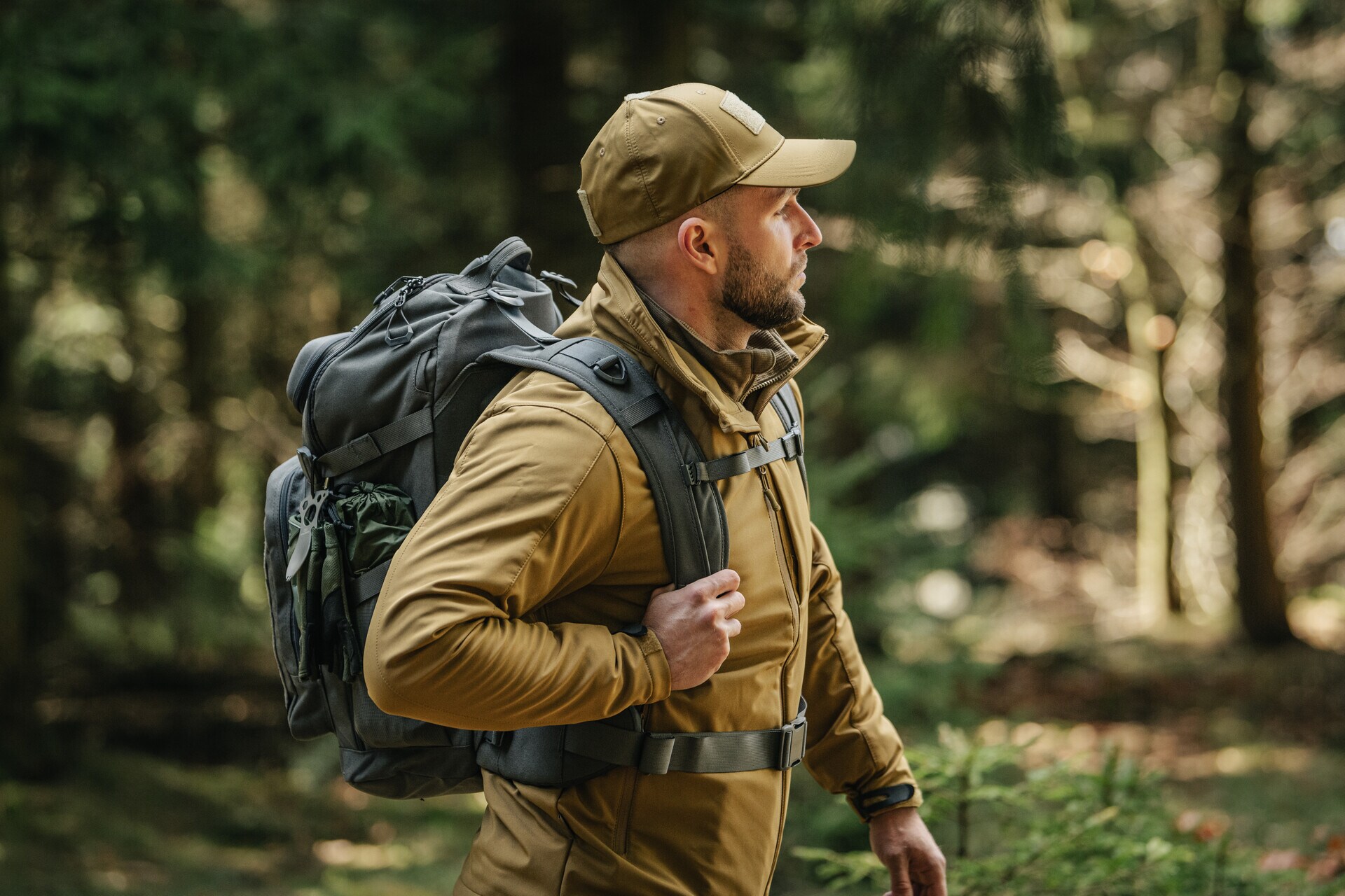 Cappellino con visiera Highlander Forces Tactical - Coyote Tan