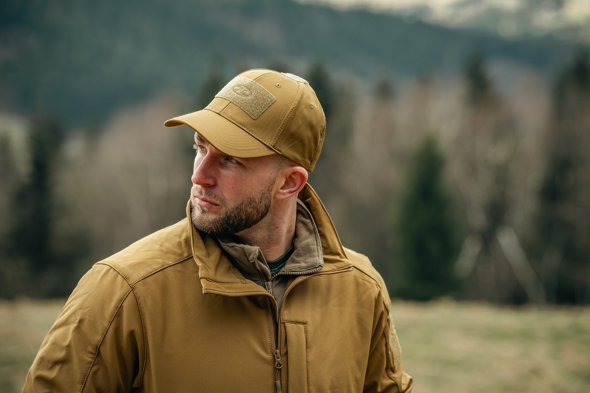 Cappellino con visiera Highlander Forces Tactical - Coyote Tan