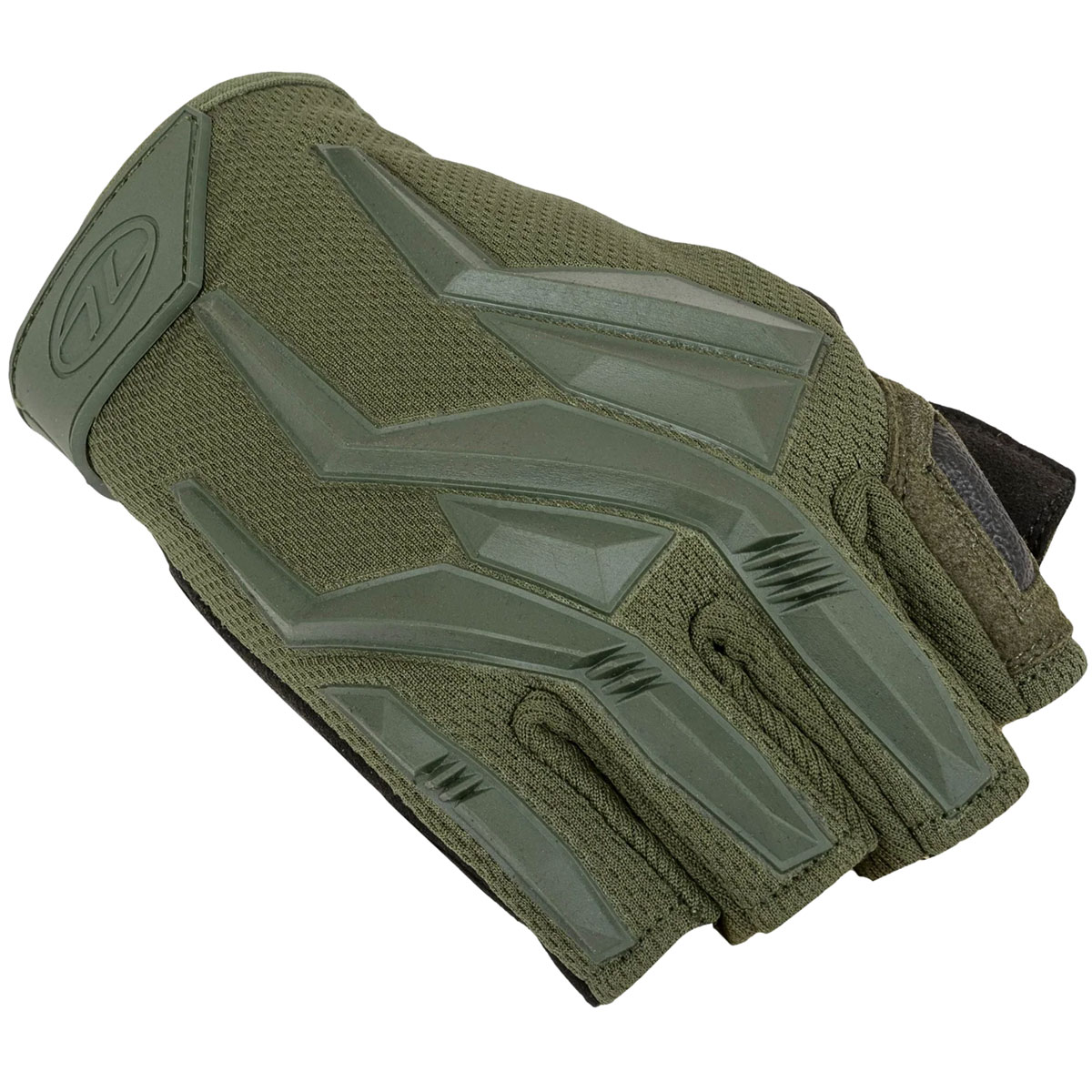 Guanti tattici Highlander Forces Raptor Gloves Half Finger - Olive
