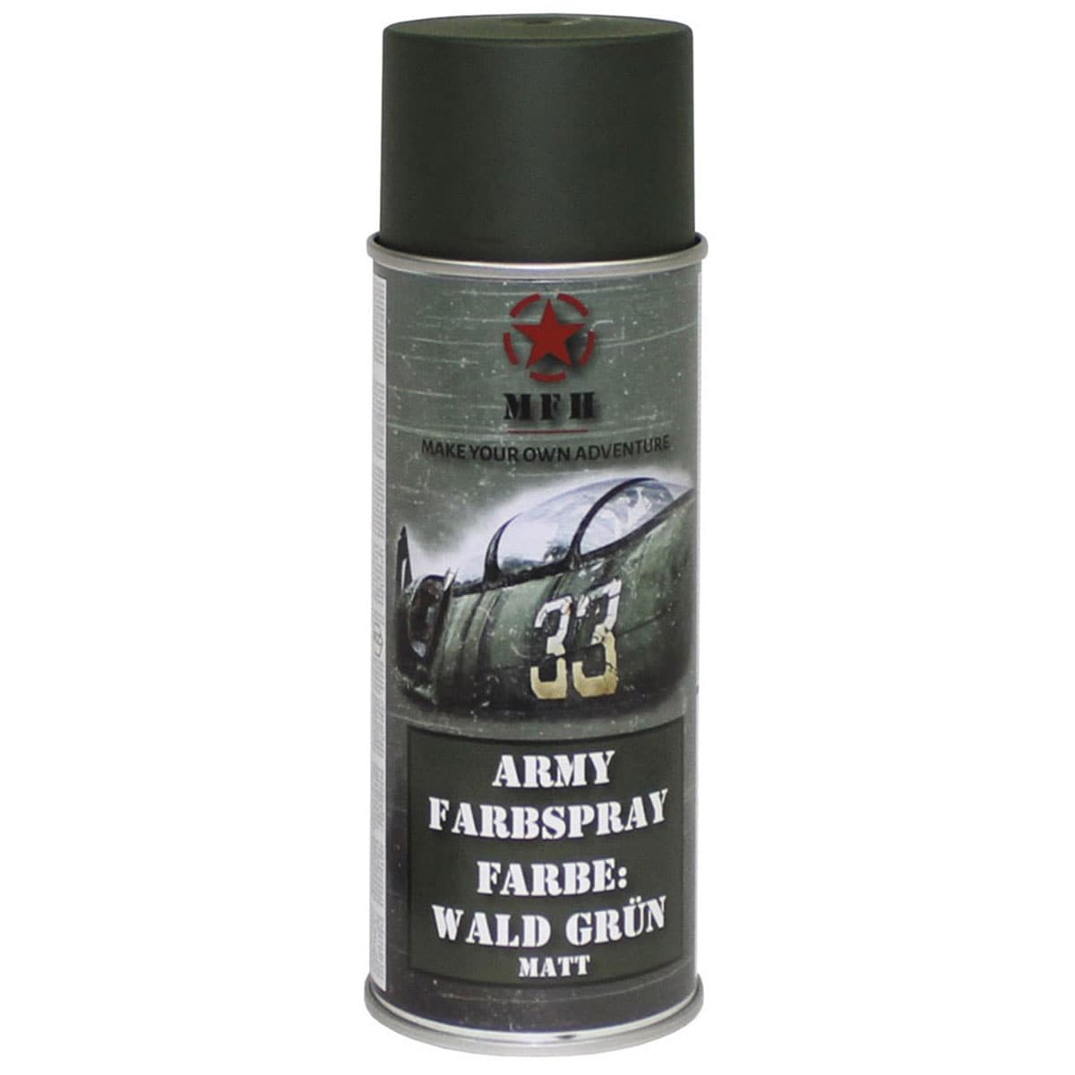 Vernice spray militare MFH 400 ml - Forest Green (RAL6031)