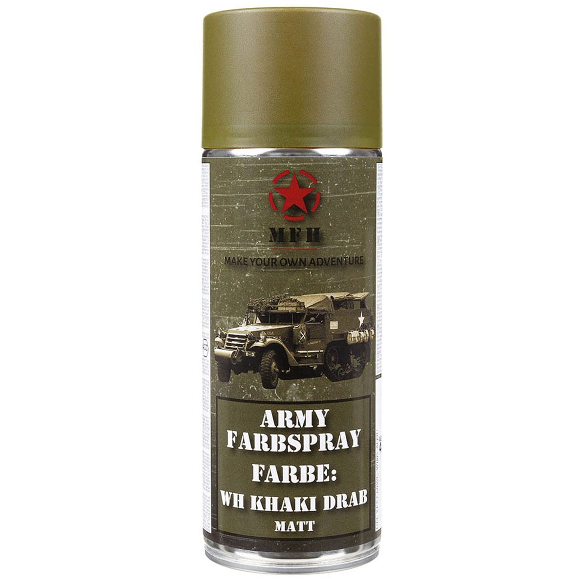Vernice spray militare MFH 400 ml - WH Khaki Drab (RAL7008)