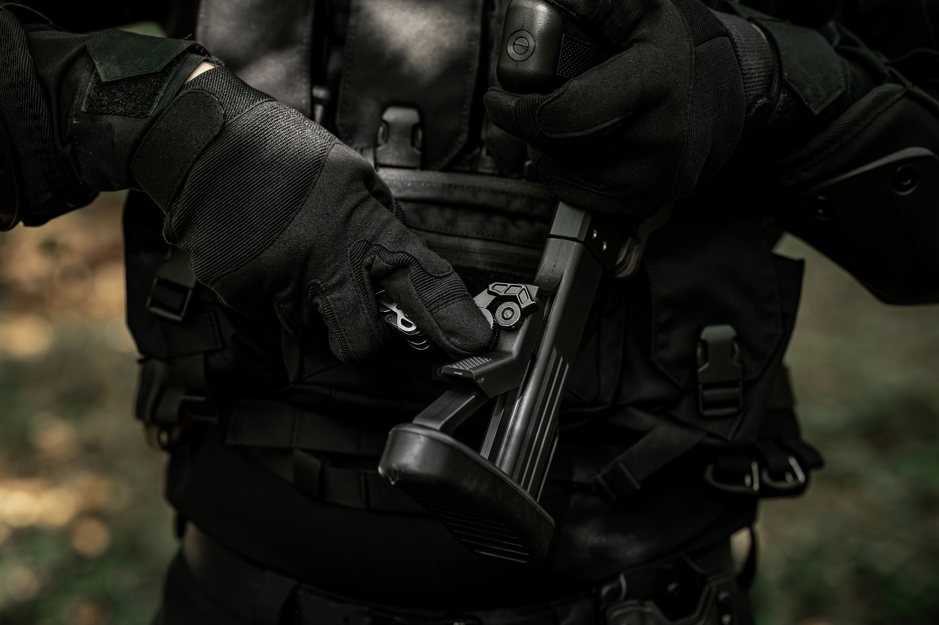 Guanti tattici Mil-Tec Army - Black