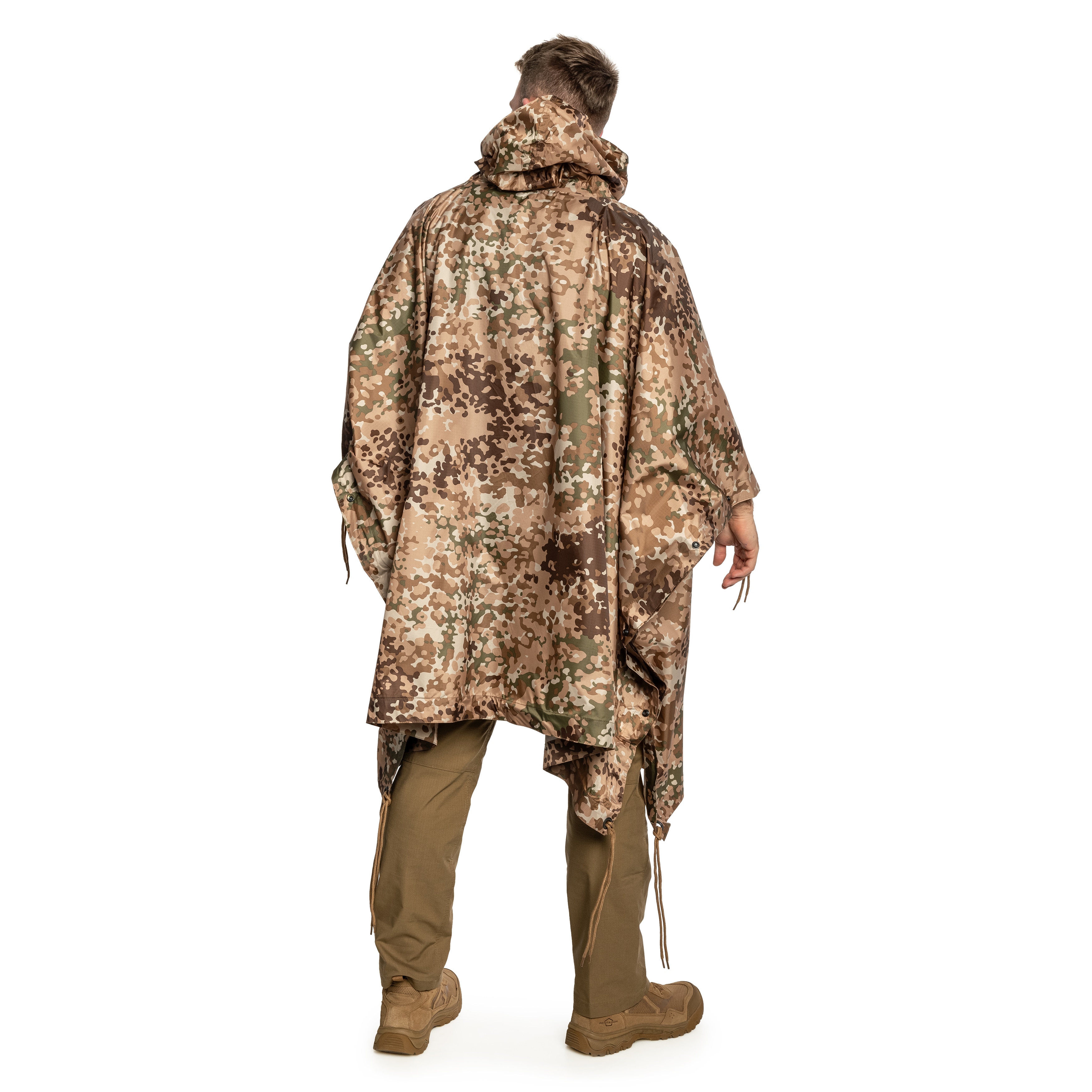 Poncho Mil-Tec US Rip-Stop - Arid Fleck