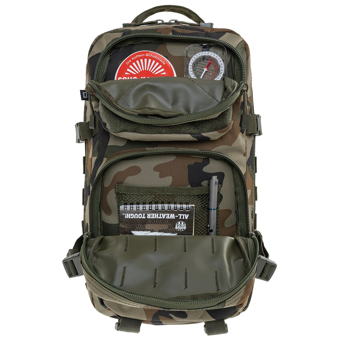 Zaino Brandit US Cooper Patch Medium 25 l - Woodland