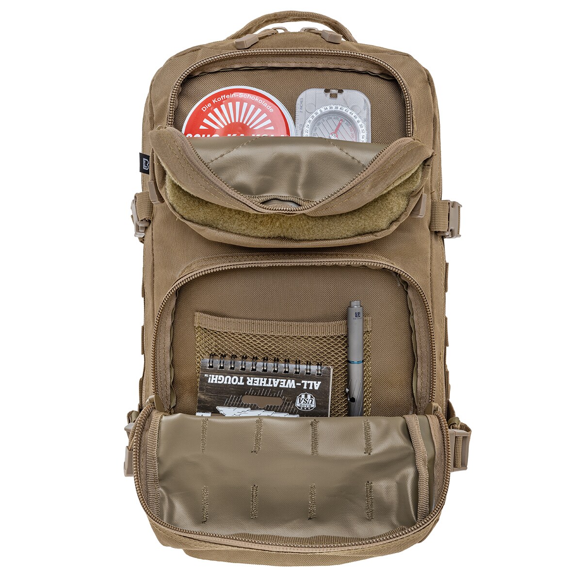 Zaino Brandit US Cooper Patch Medium 25 l - Coyote