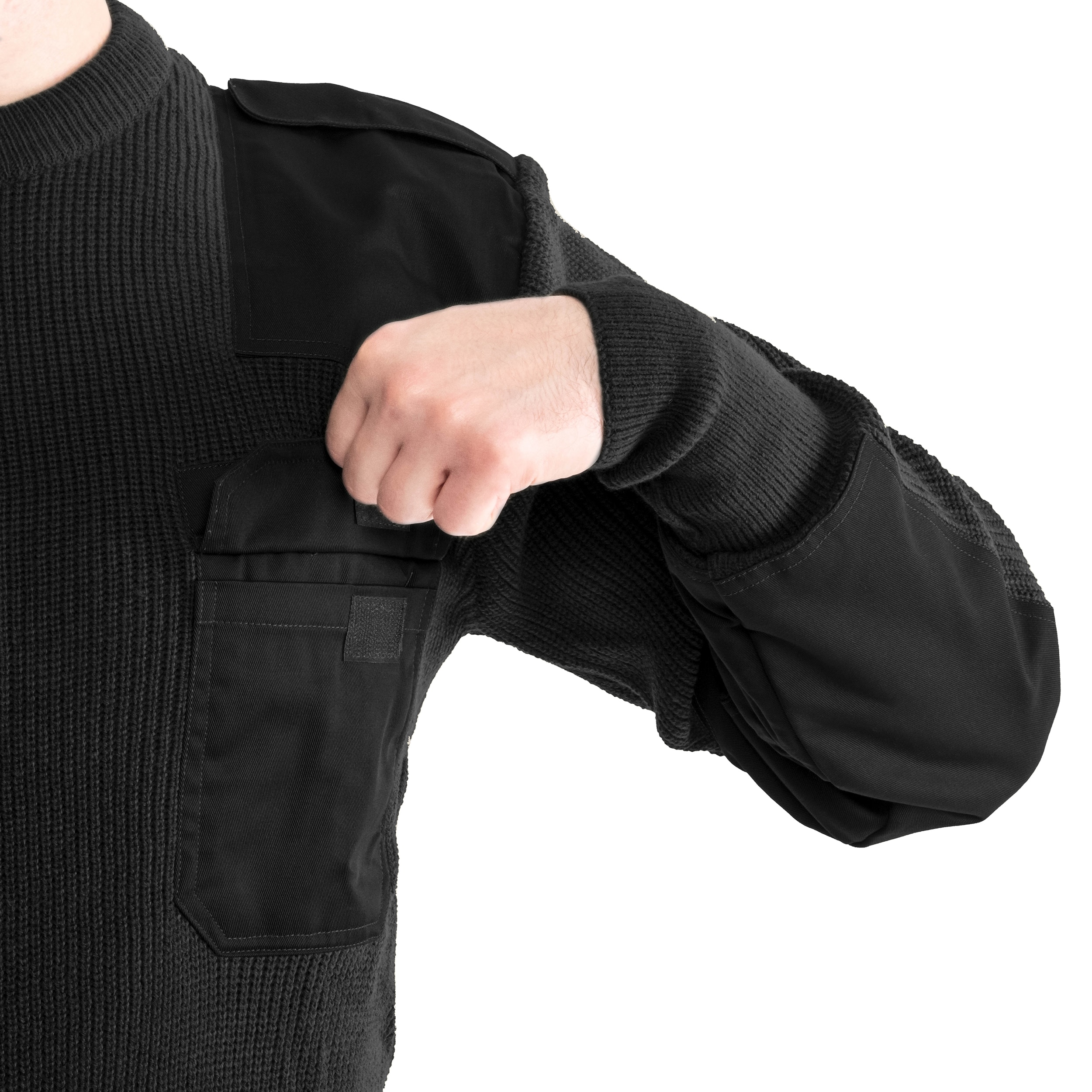 Maglione Mil-Tec Pullover BW Polyacryl - Black