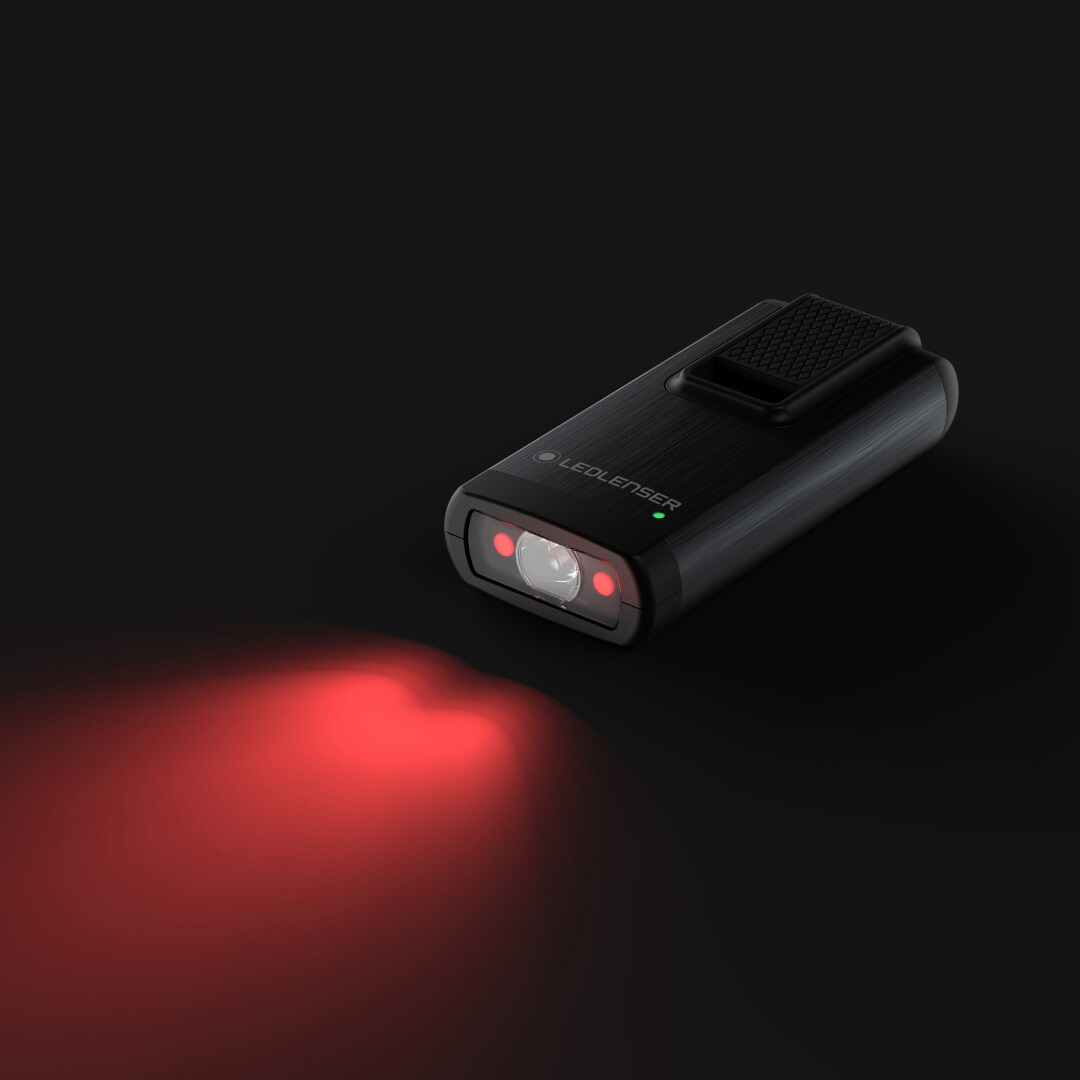 Portachiavi torcia Ledlenser K6R 400 lm - Gray