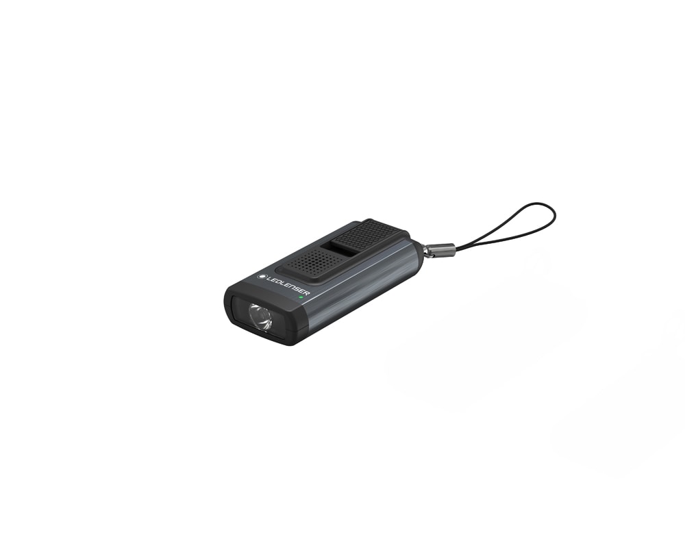Portachiavi con torcia Ledlenser K6R Safety - Gray 400 lm