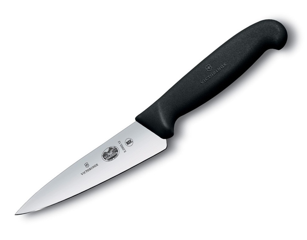 Coltello da cucina Victorinox Black lama larga 12 cm