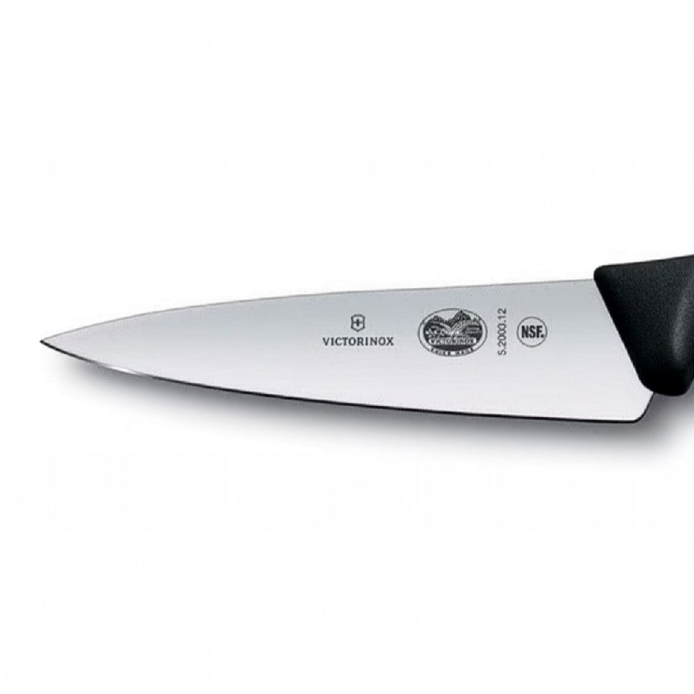 Coltello da cucina Victorinox Black lama larga 12 cm