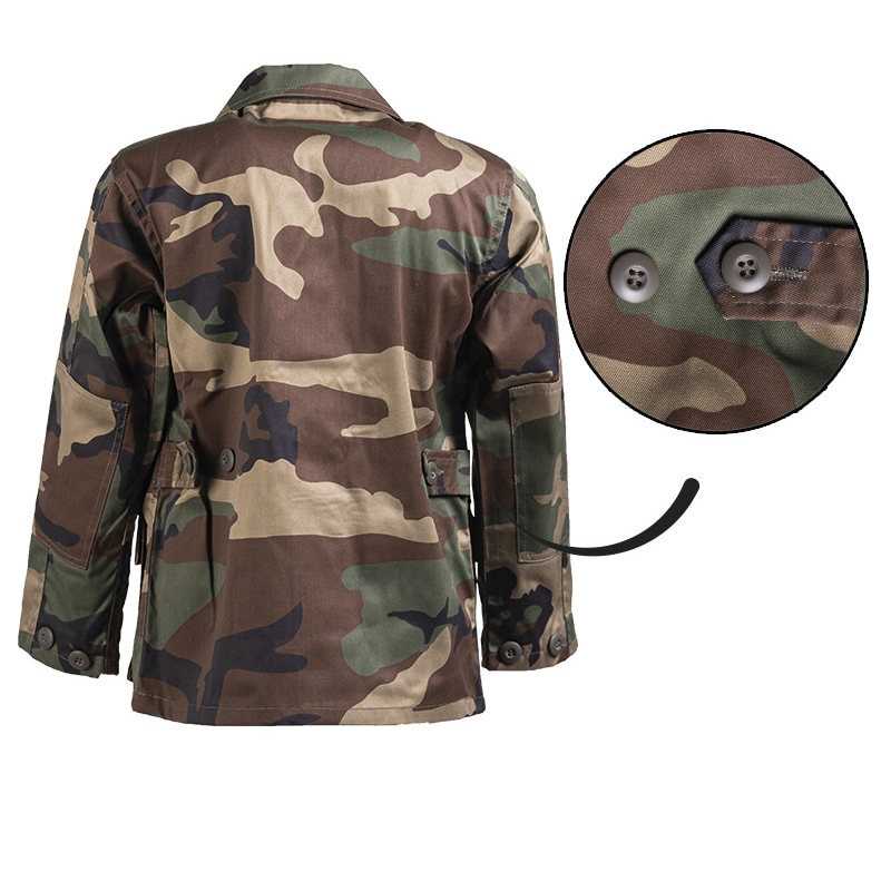 Felpa per bambini Mil-Tec BDU - Woodland