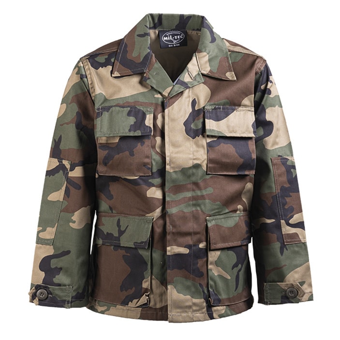 Felpa per bambini Mil-Tec BDU - Woodland