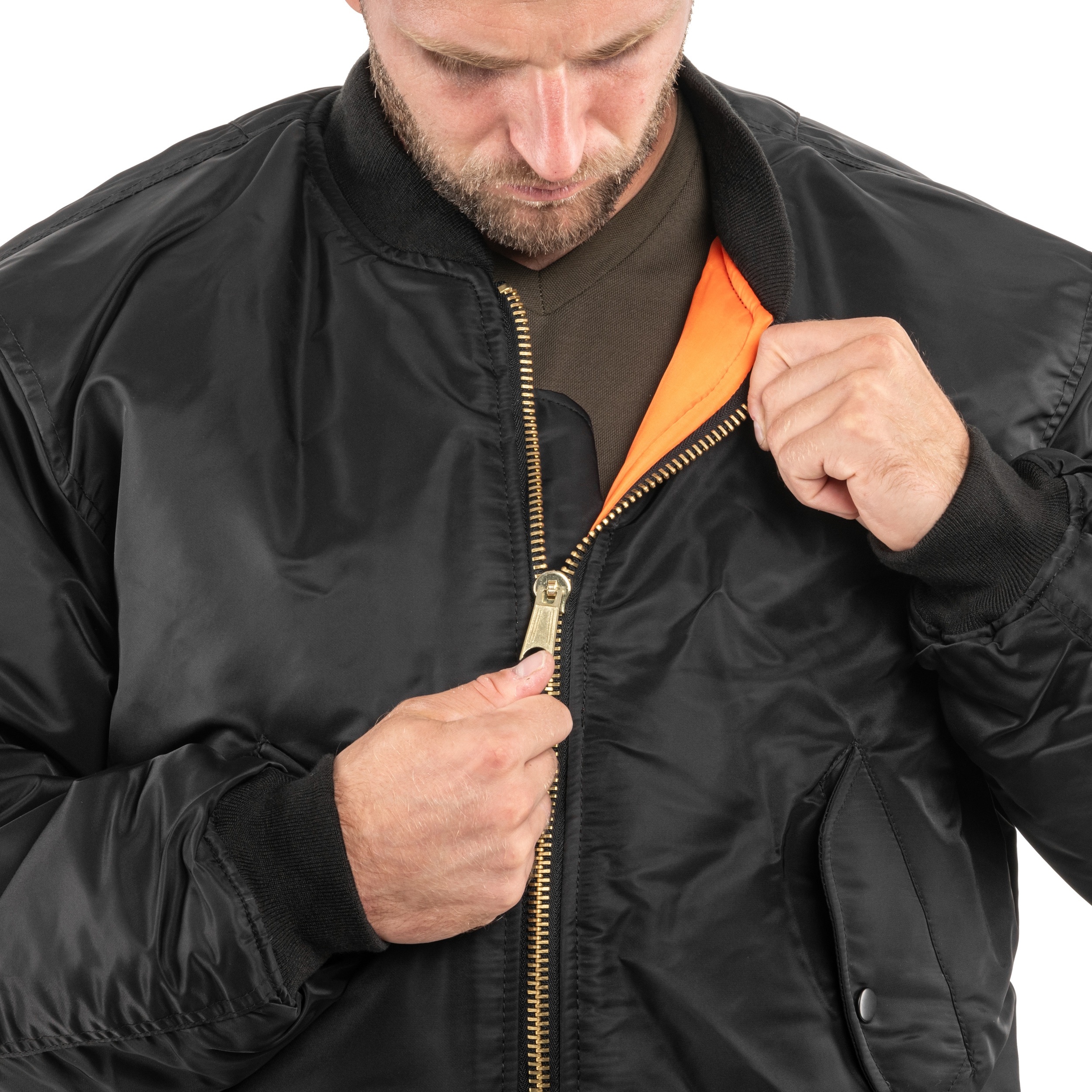 Giacca Mil-Tec MA-1 Flyers Basic - Black