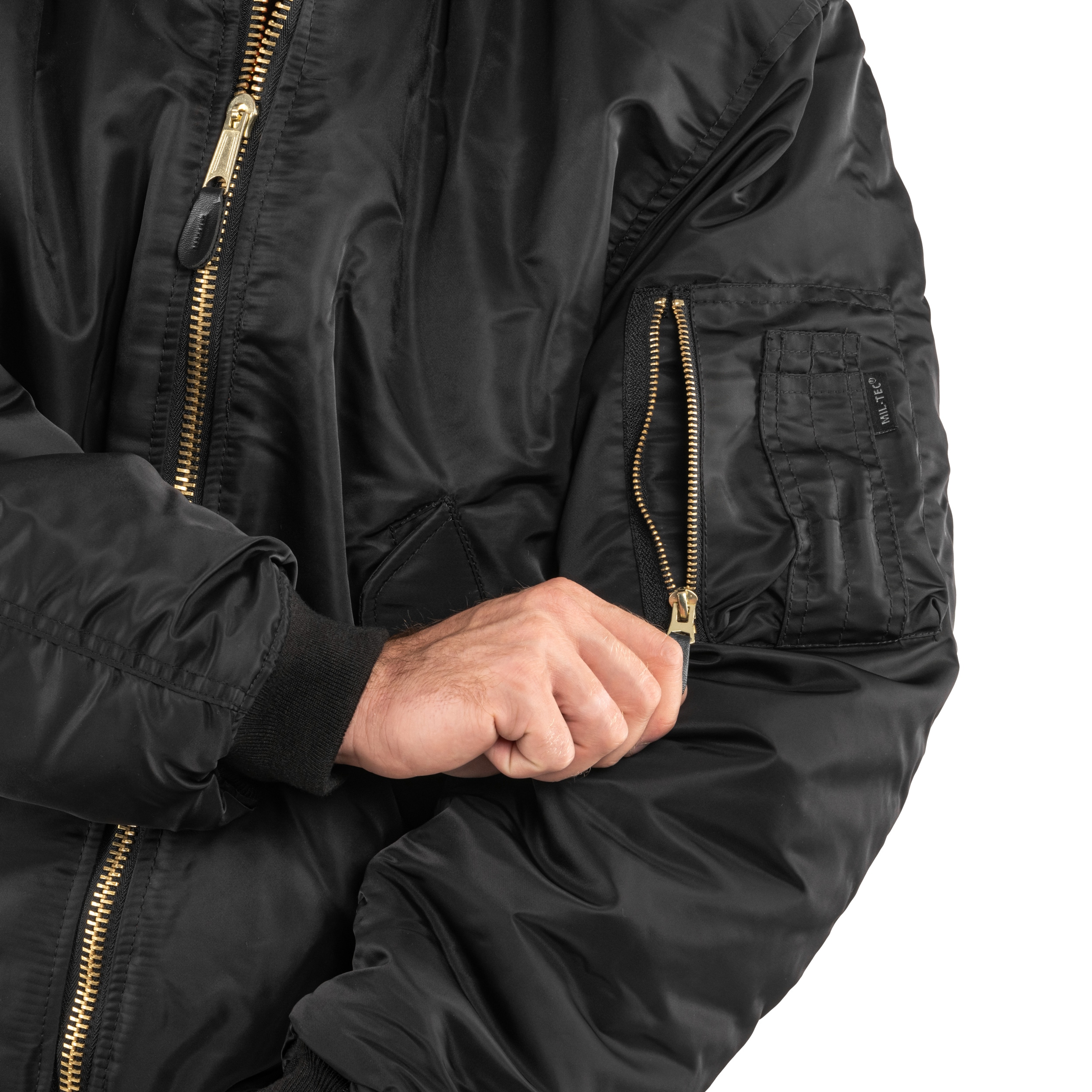 Giacca Mil-Tec MA-1 Flyers Basic - Black