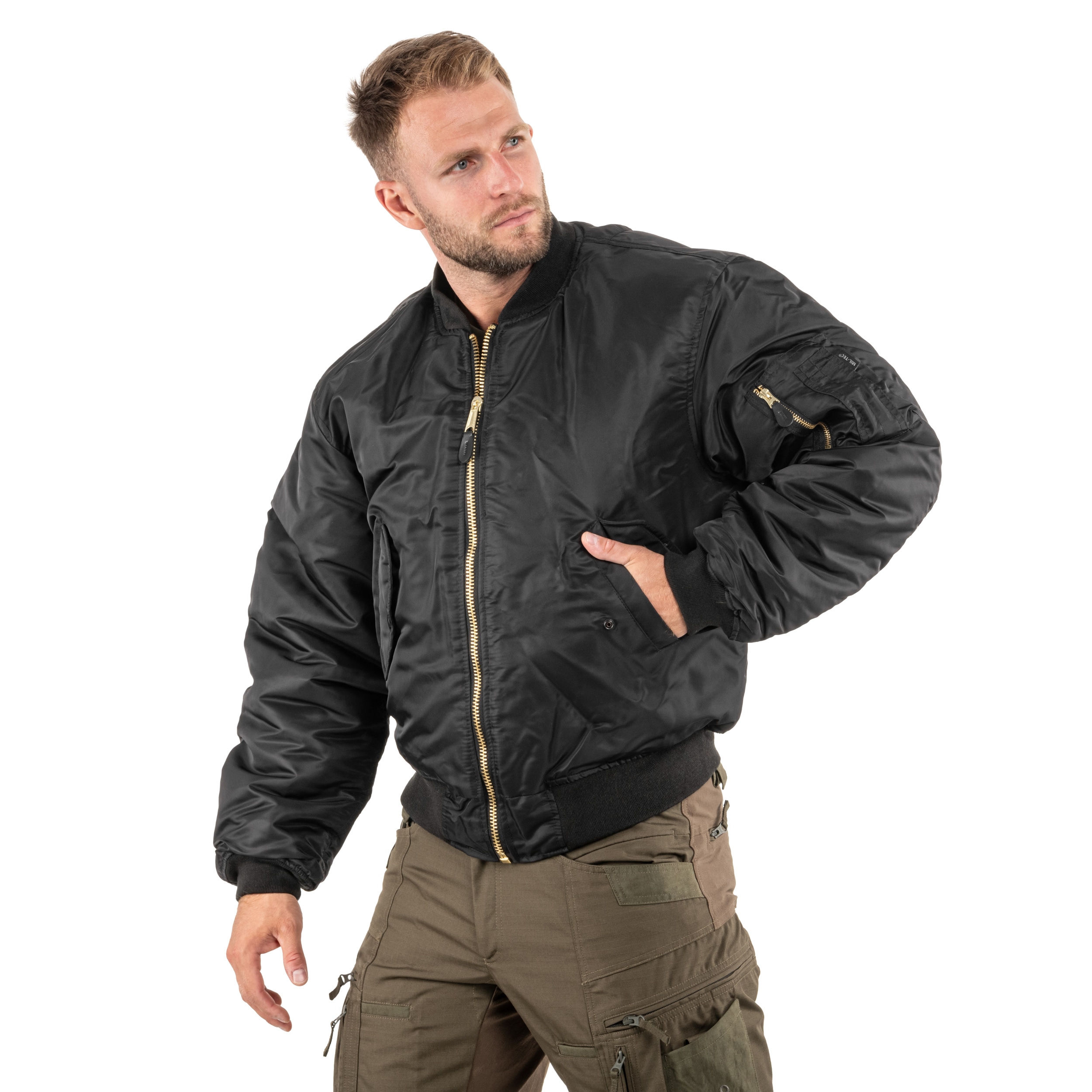 Giacca Mil-Tec MA-1 Flyers Basic - Black