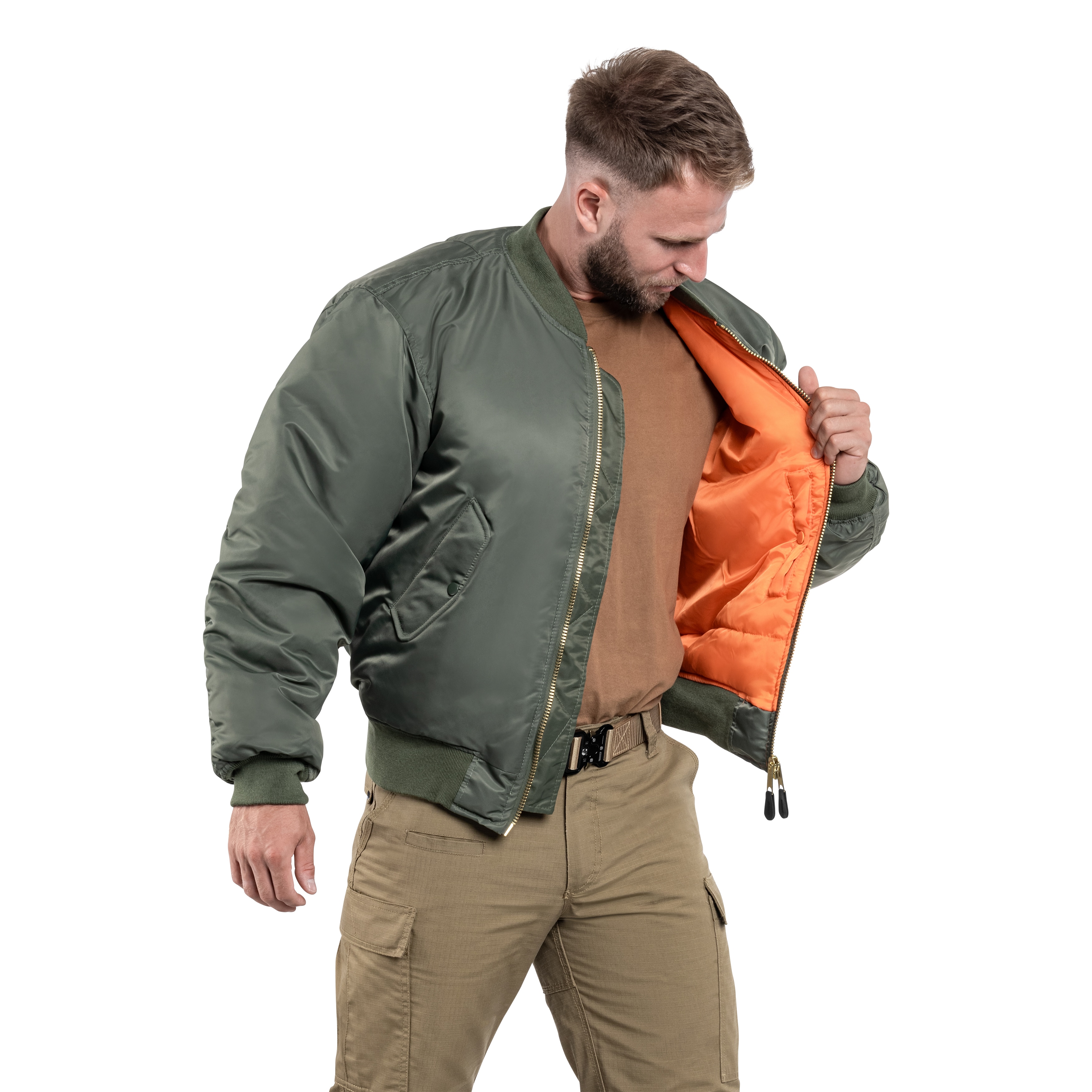 Giacca Mil-Tec MA-1 Flyers Basic - Olive