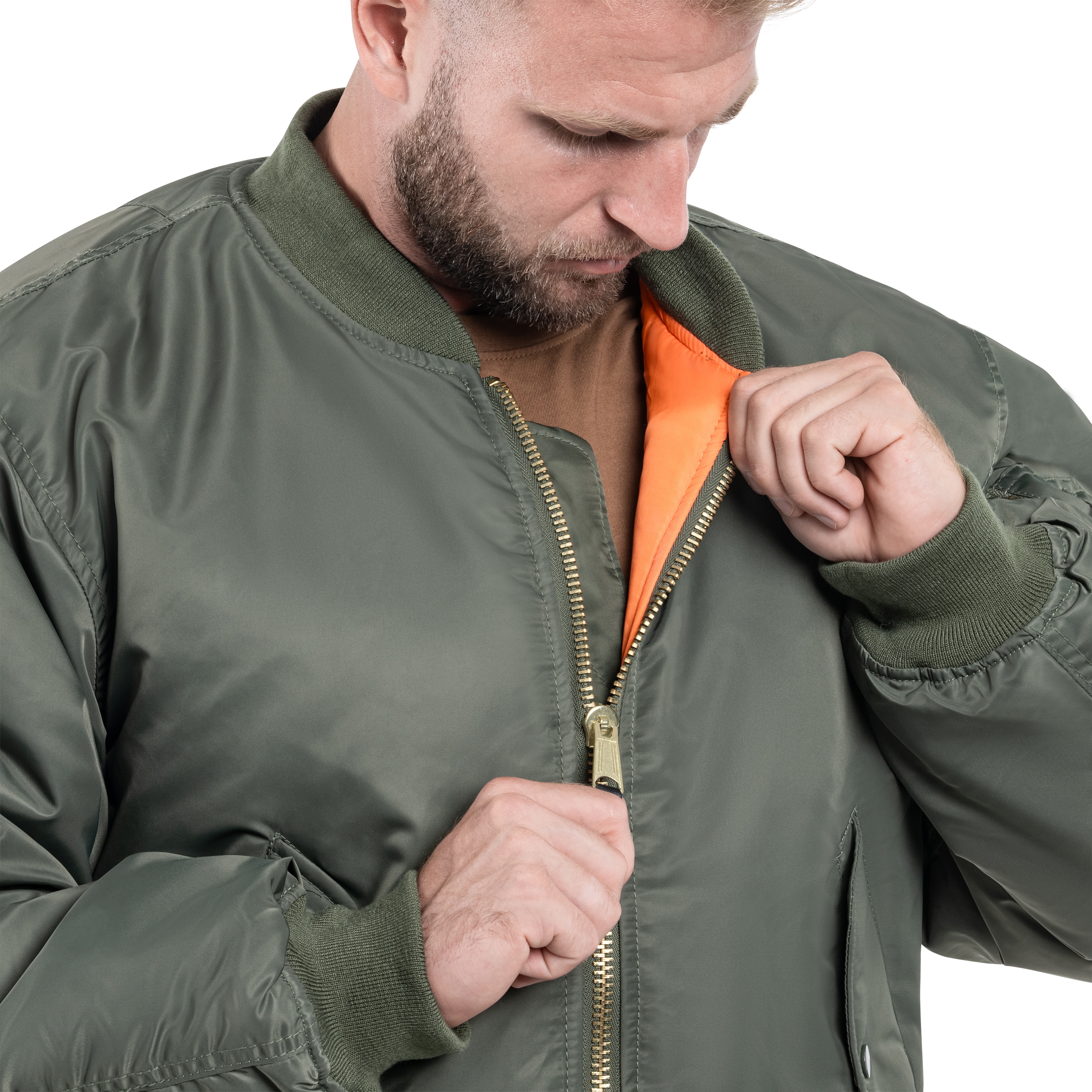 Giacca Mil-Tec MA-1 Flyers Basic - Olive