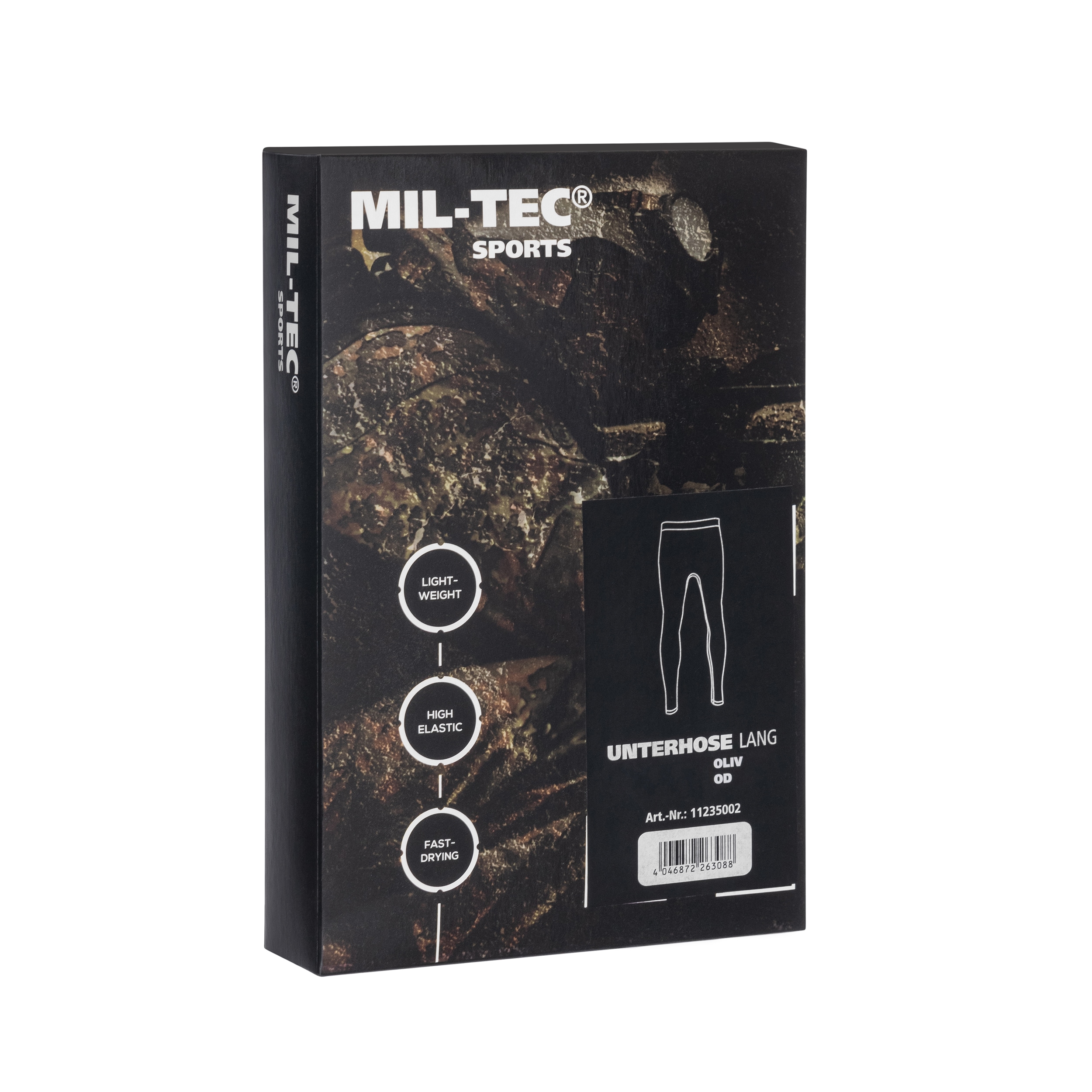 Leggings termici uomo Mil-Tec - Olive