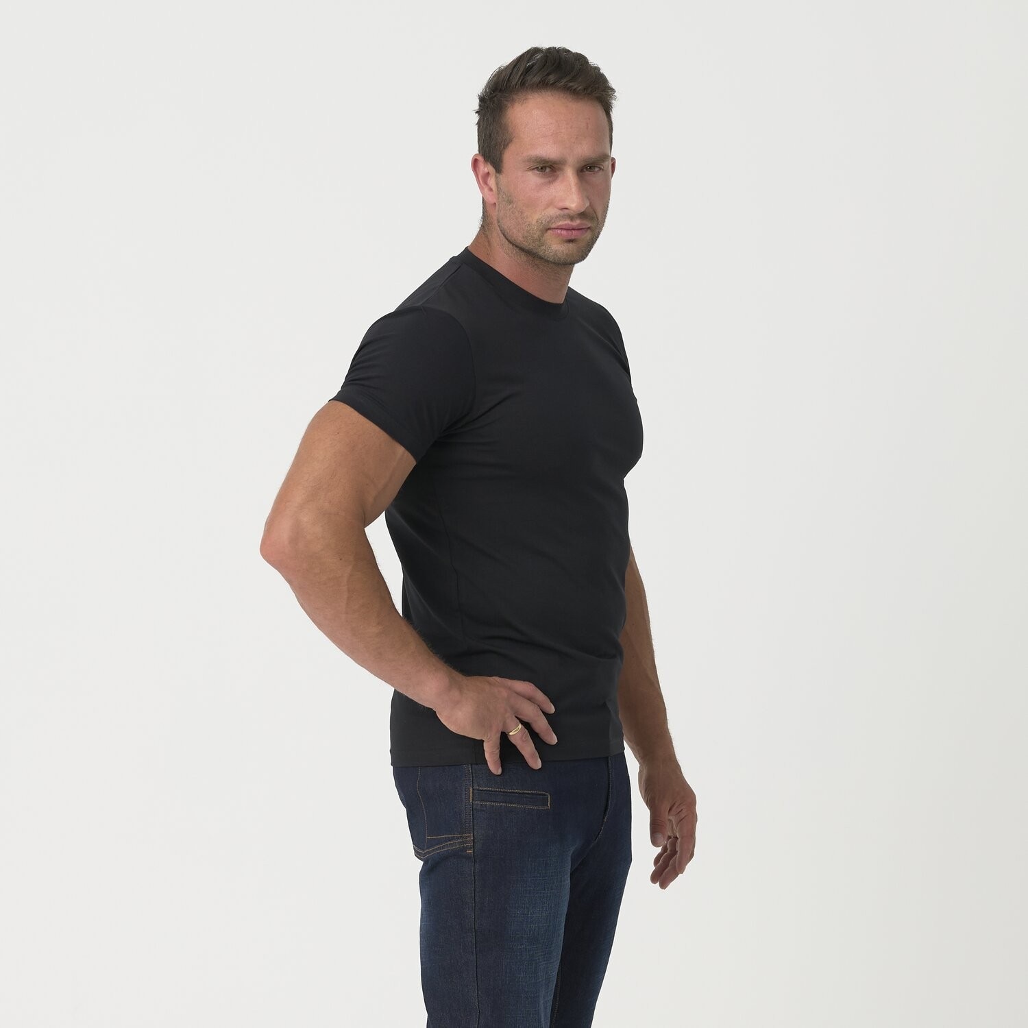T-shirt Helikon-Tex in cotone organico Slim - Black