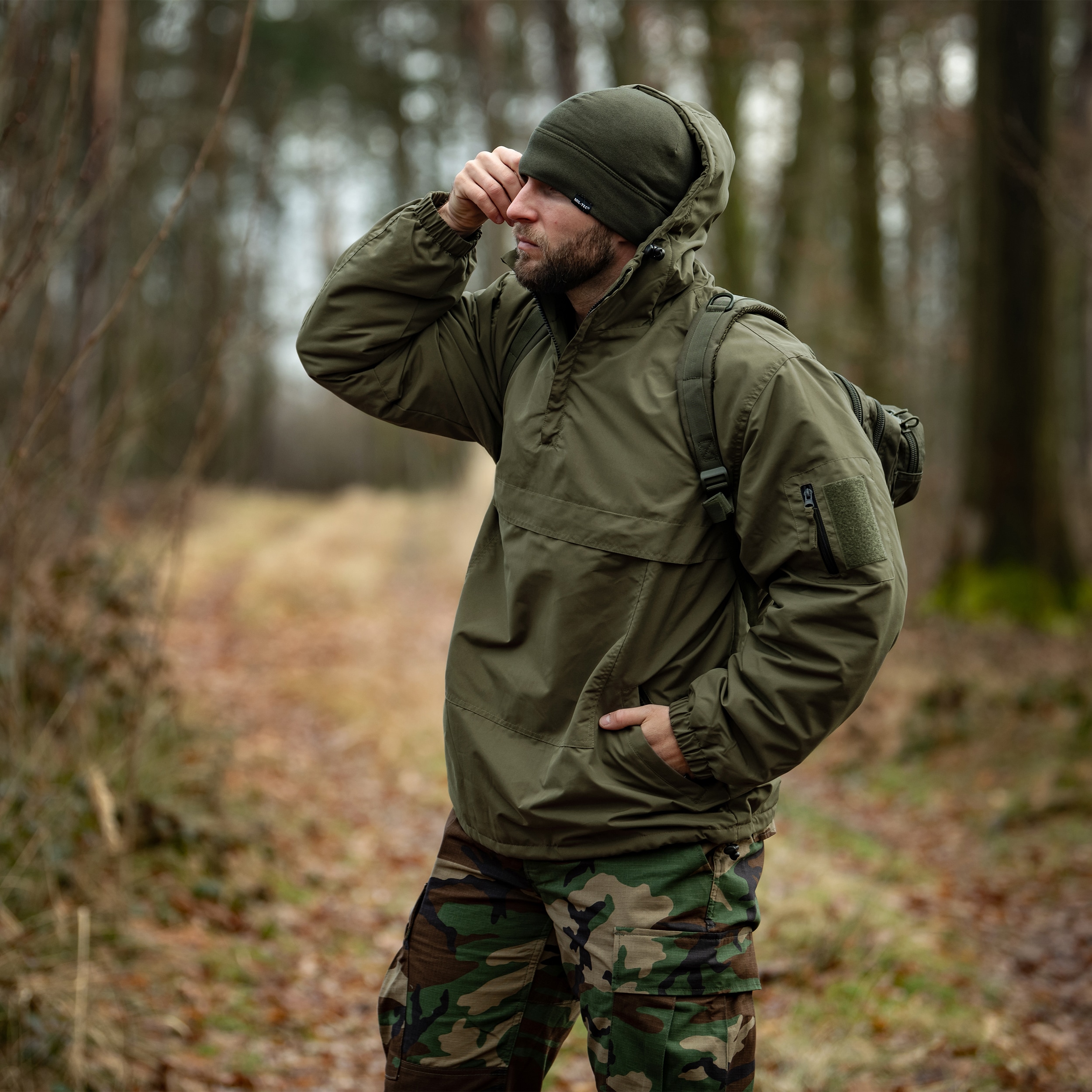 Berretto Mil-Tec Army Beanie Soft - Olive