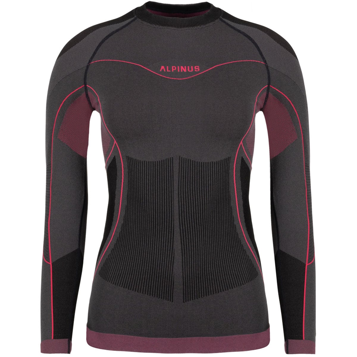 Biancheria termica donna Alpinus Mora Set - Graphite/Pink