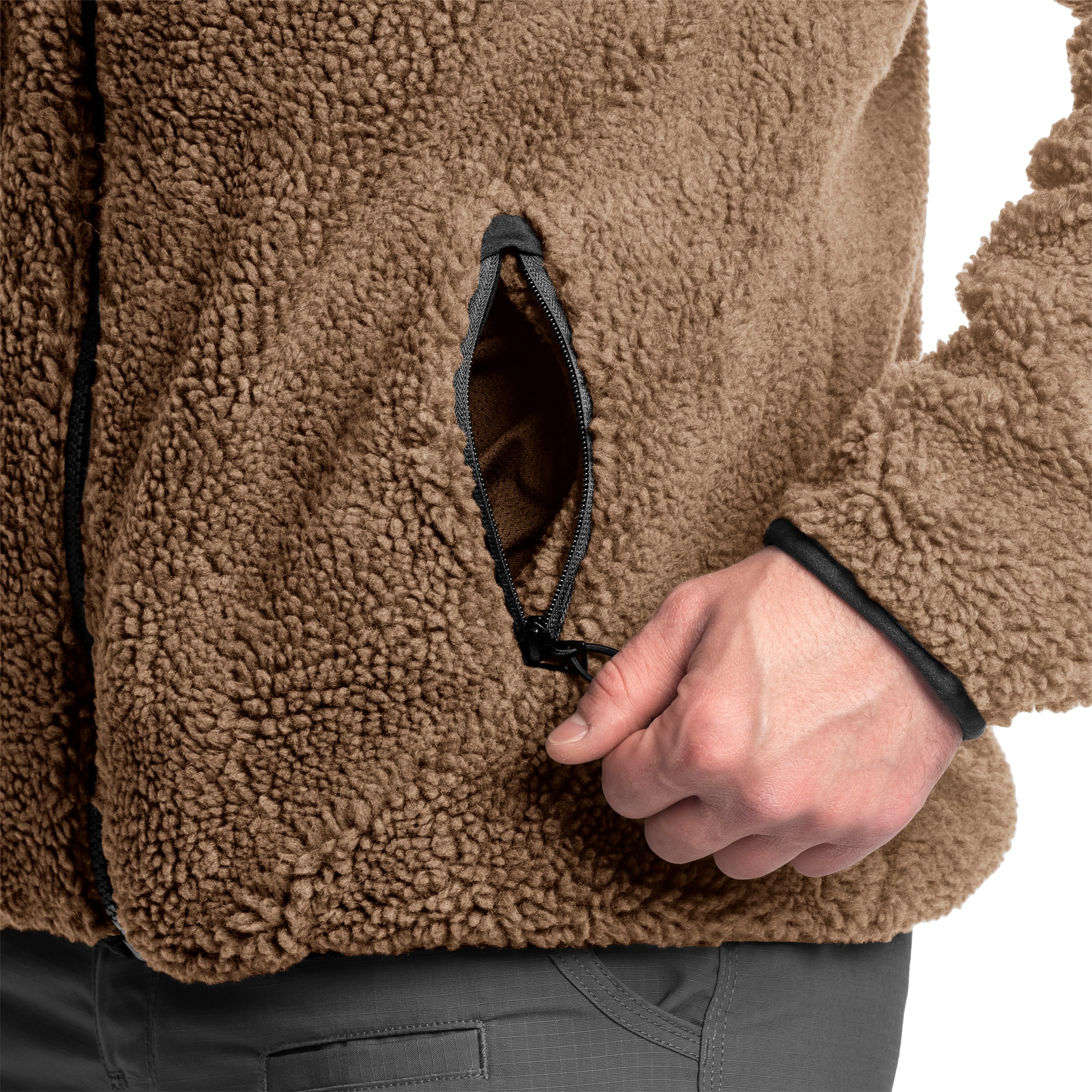 Giacca Brandit Teddyfleece Jacket - Coyote