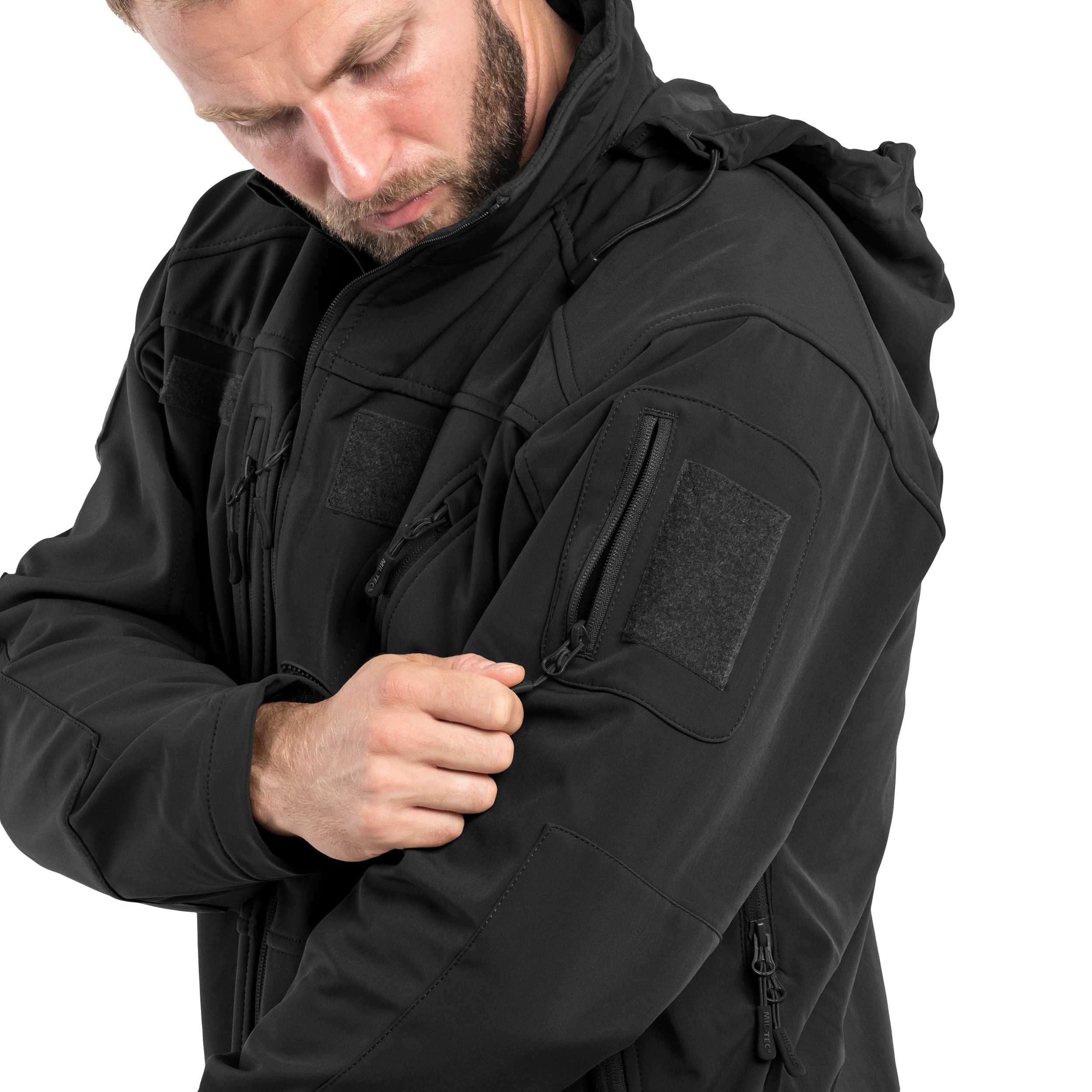 Giacca softshell Mil-Tec SCU 14 - Black