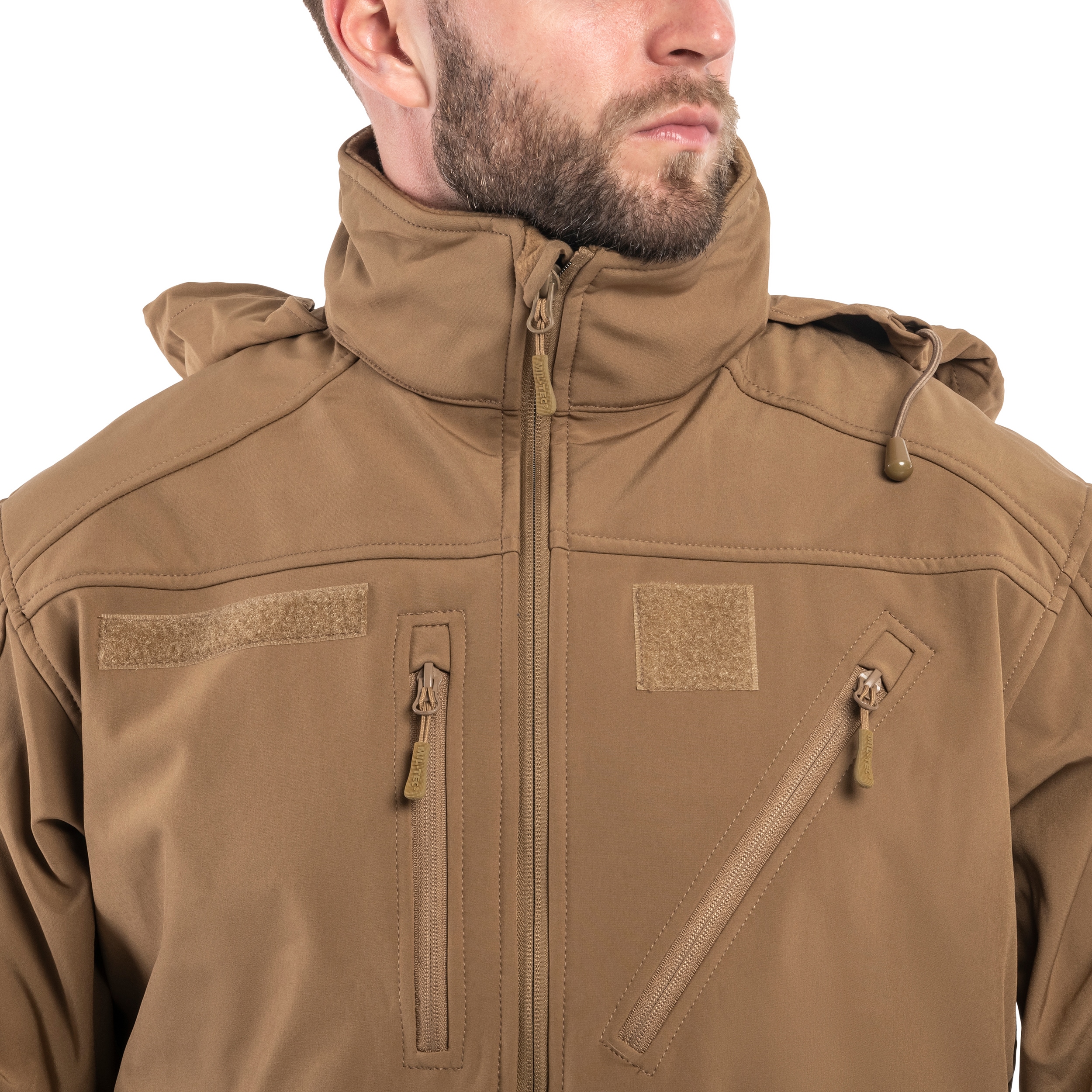 Giacca Mil-Tec SCU 14 Softshell - Dark Coyote