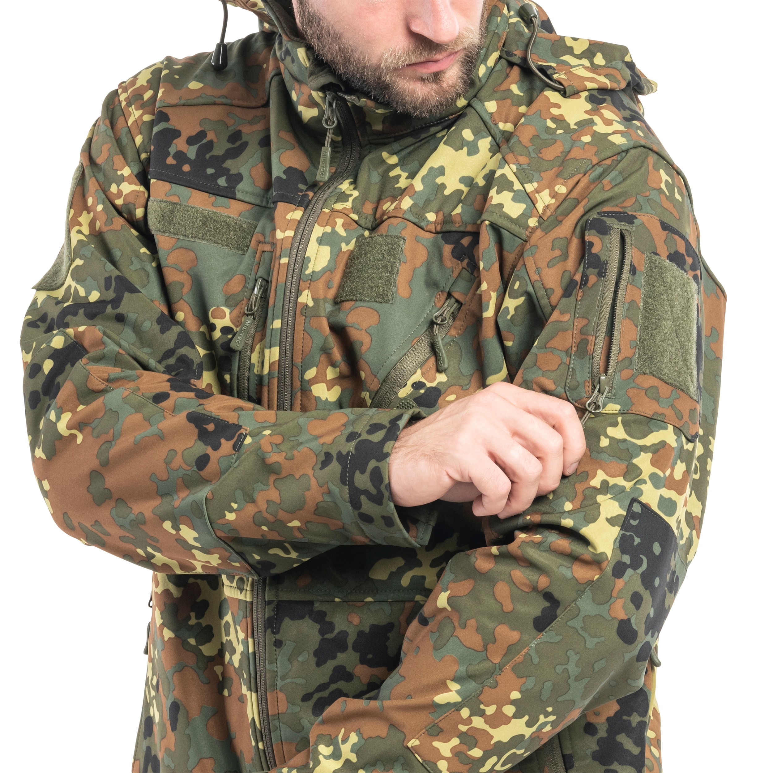 Giacca softshell Mil-Tec SCU 14 - Flecktarn