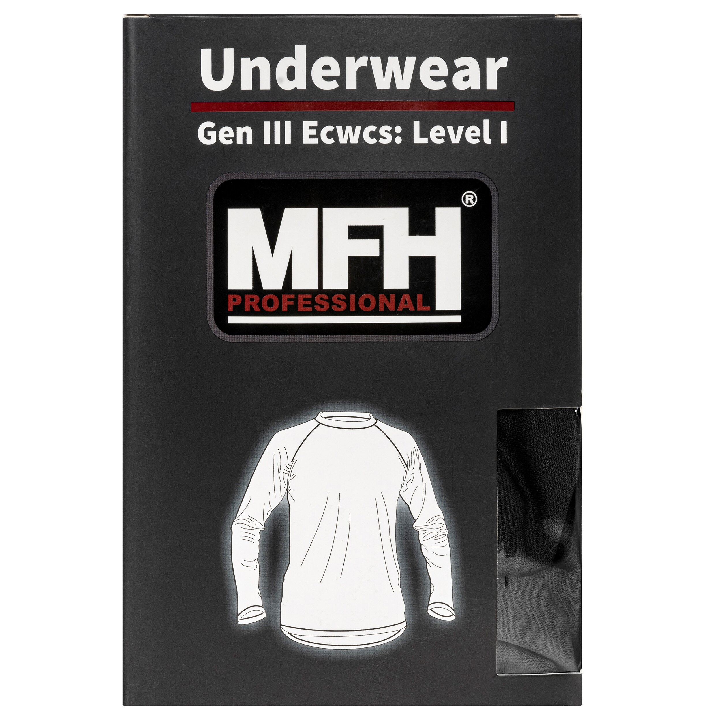Maglia termica MFH US Level I GEN III - Black