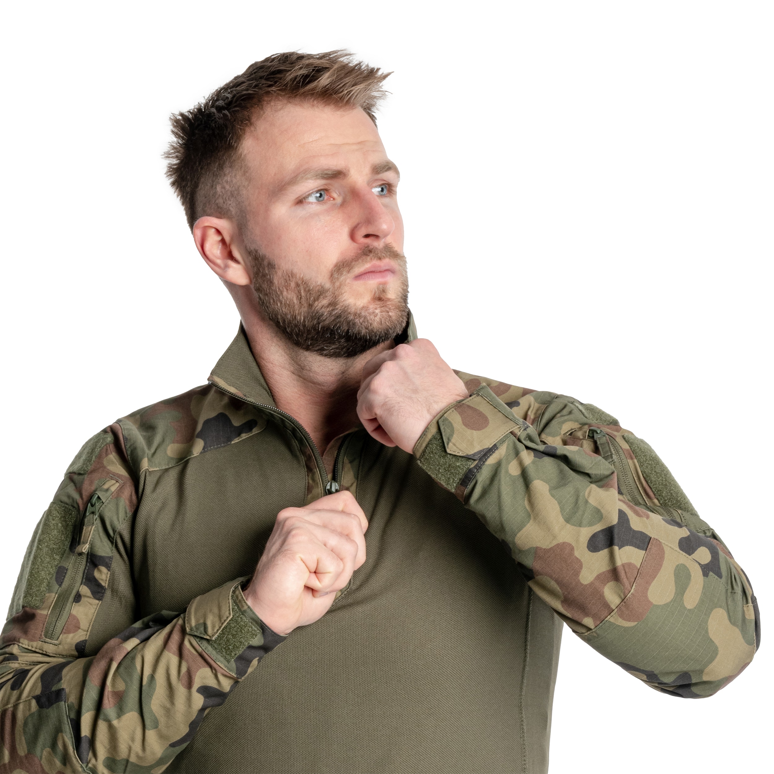 Combat Shirt Helikon-Tex MCDU NyCo Rip-Stop - wz.93 Pantera PL Woodland