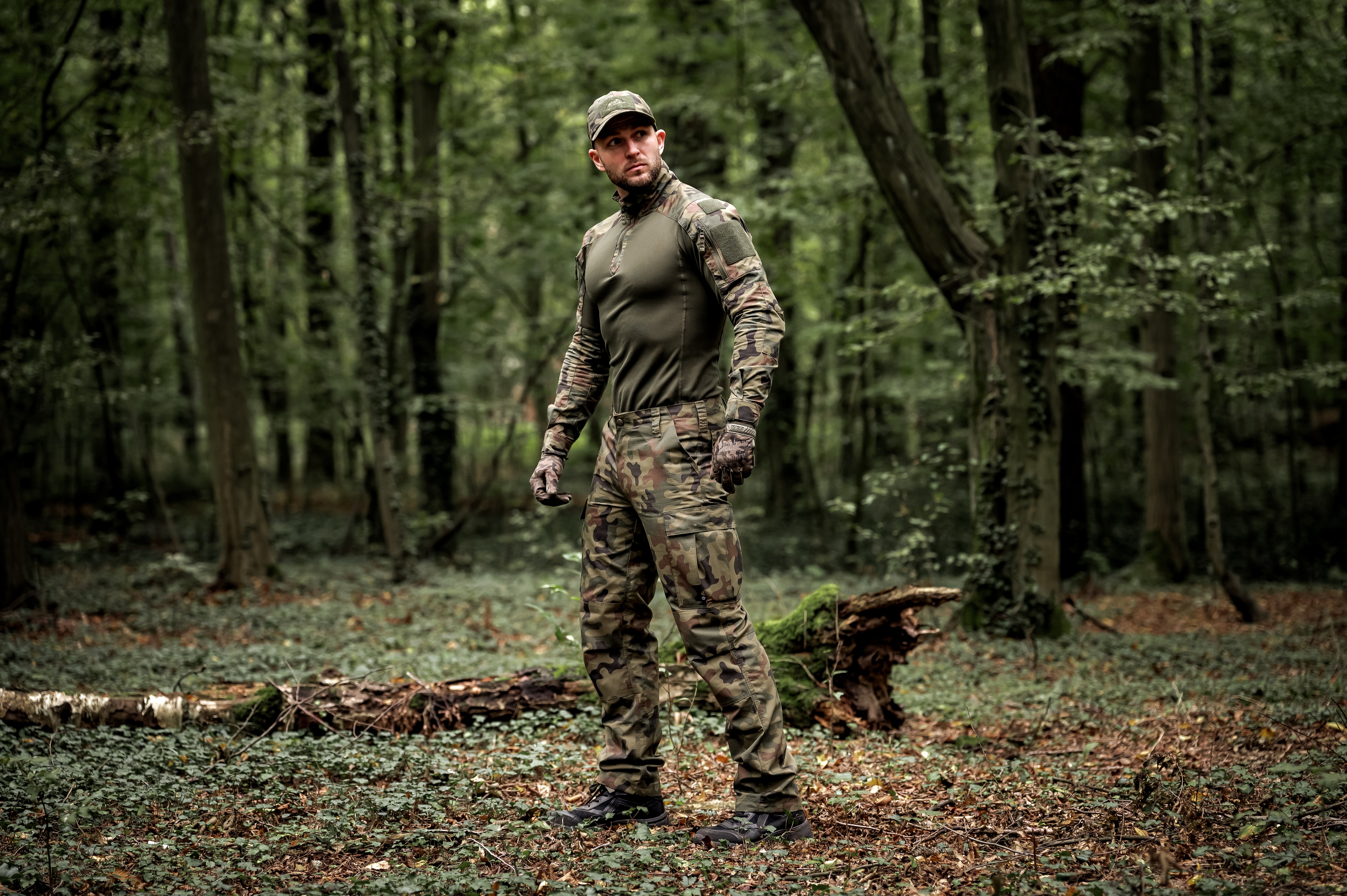Combat Shirt Helikon-Tex MCDU NyCo Rip-Stop - wz.93 Pantera PL Woodland