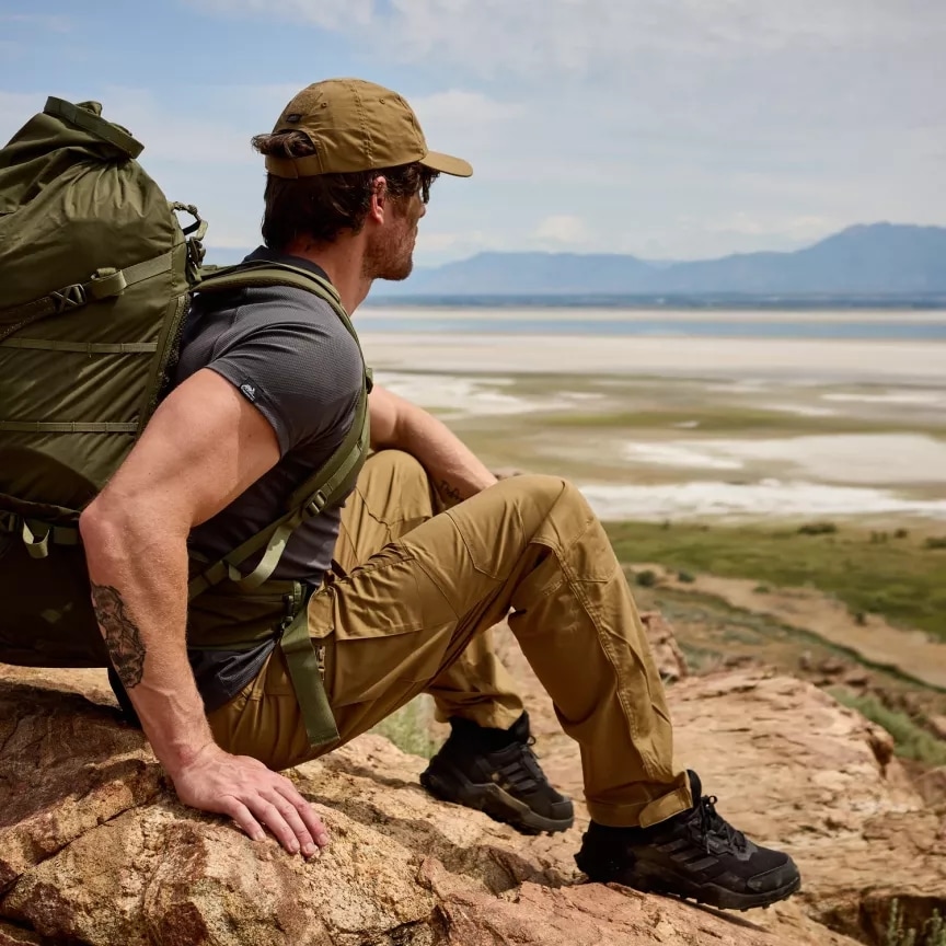 Pantaloni Helikon-Tex Hybrid Outback DuraCanvas - Coyote