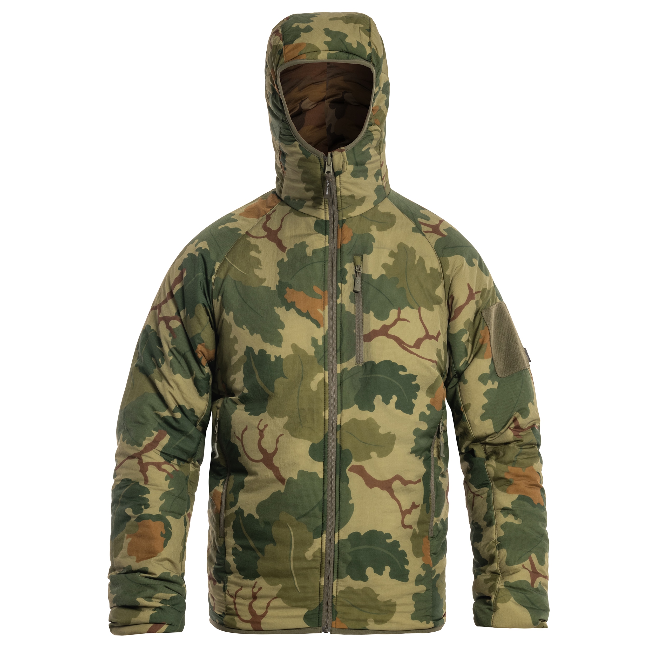 Giacca reversibile Helikon-Tex Wolfhound Hoodie - Mitchell Camo Leaf/Mitchell Camo Clouds