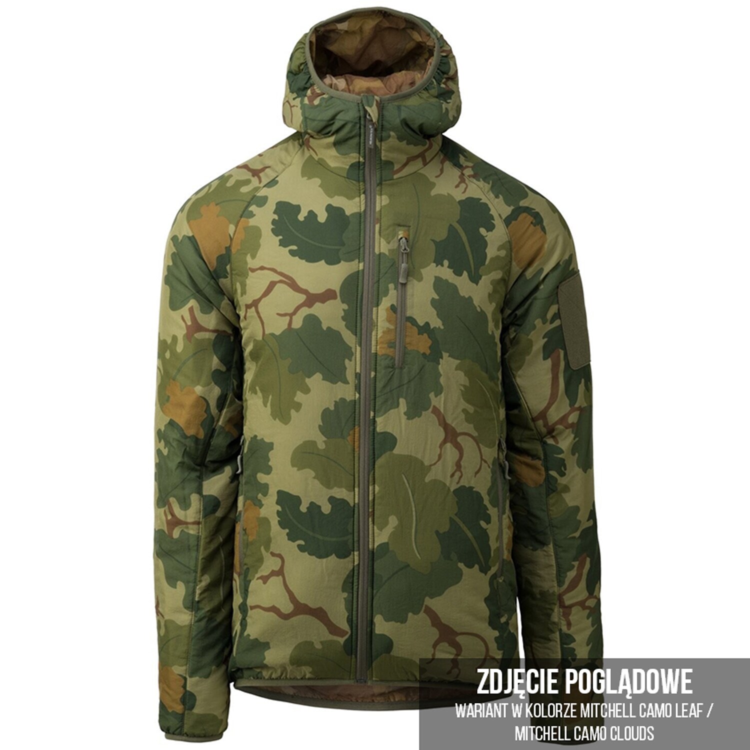 Giacca reversibile Helikon-Tex Wolfhound Hoodie - PenCott WildWood/PenCott Snowdrift