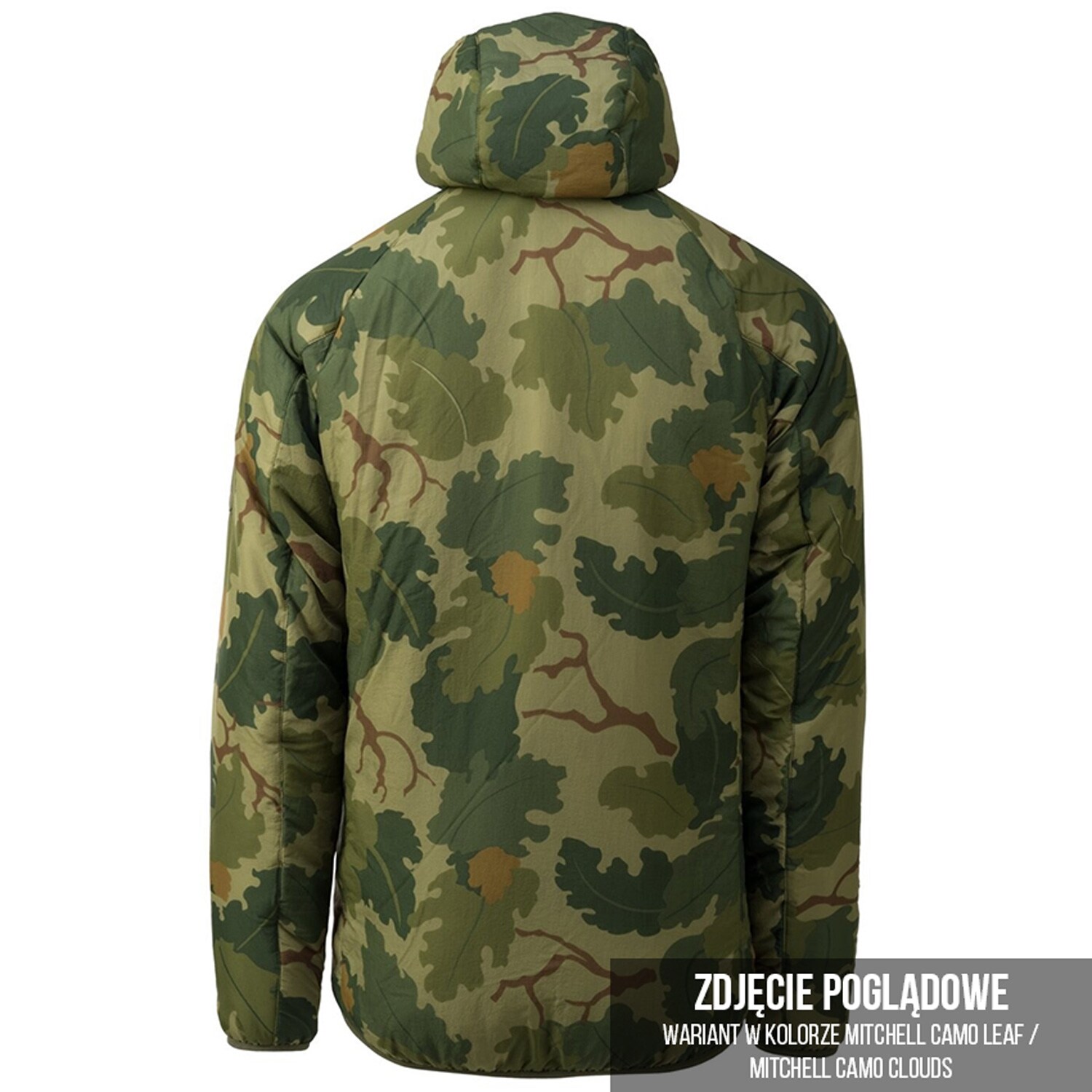 Giacca reversibile Helikon-Tex Wolfhound Hoodie - PenCott WildWood/PenCott Snowdrift